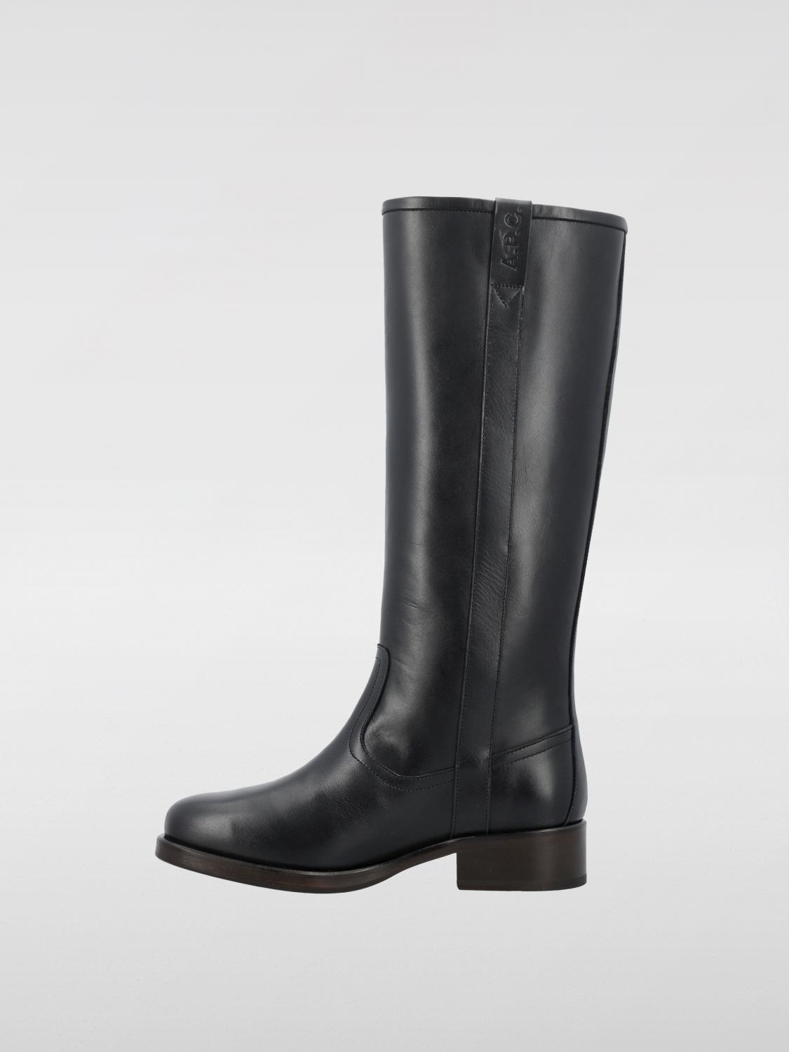 A.P.C. Boots Woman Black