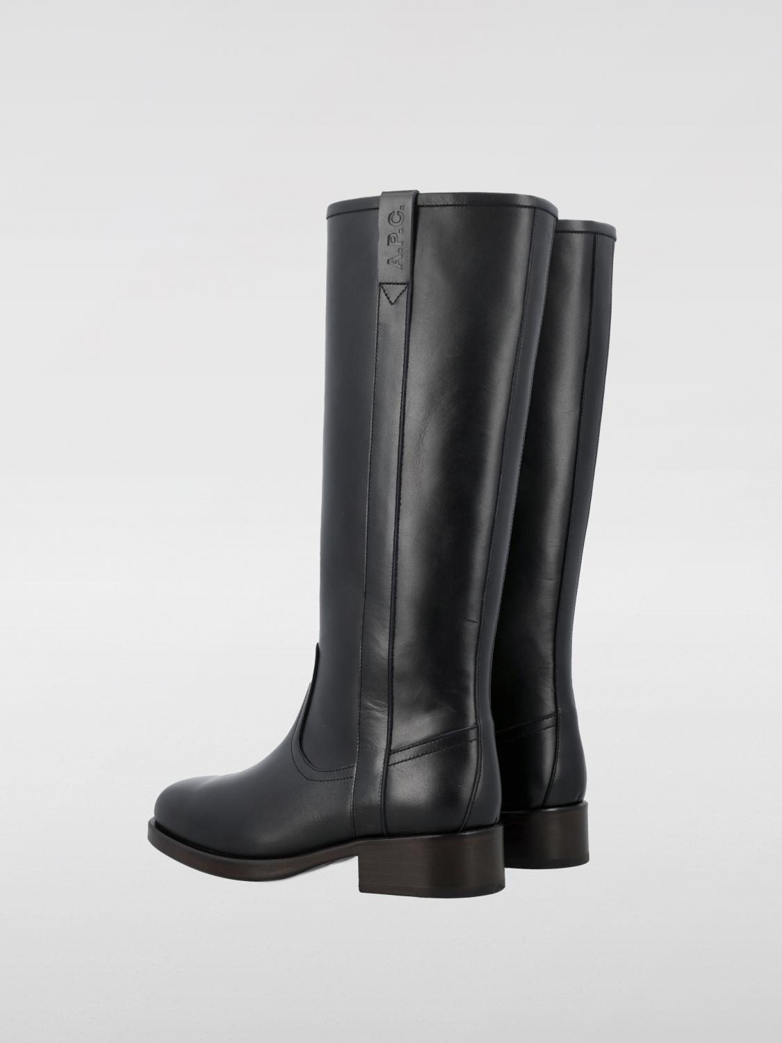 A.P.C. Boots Woman Black