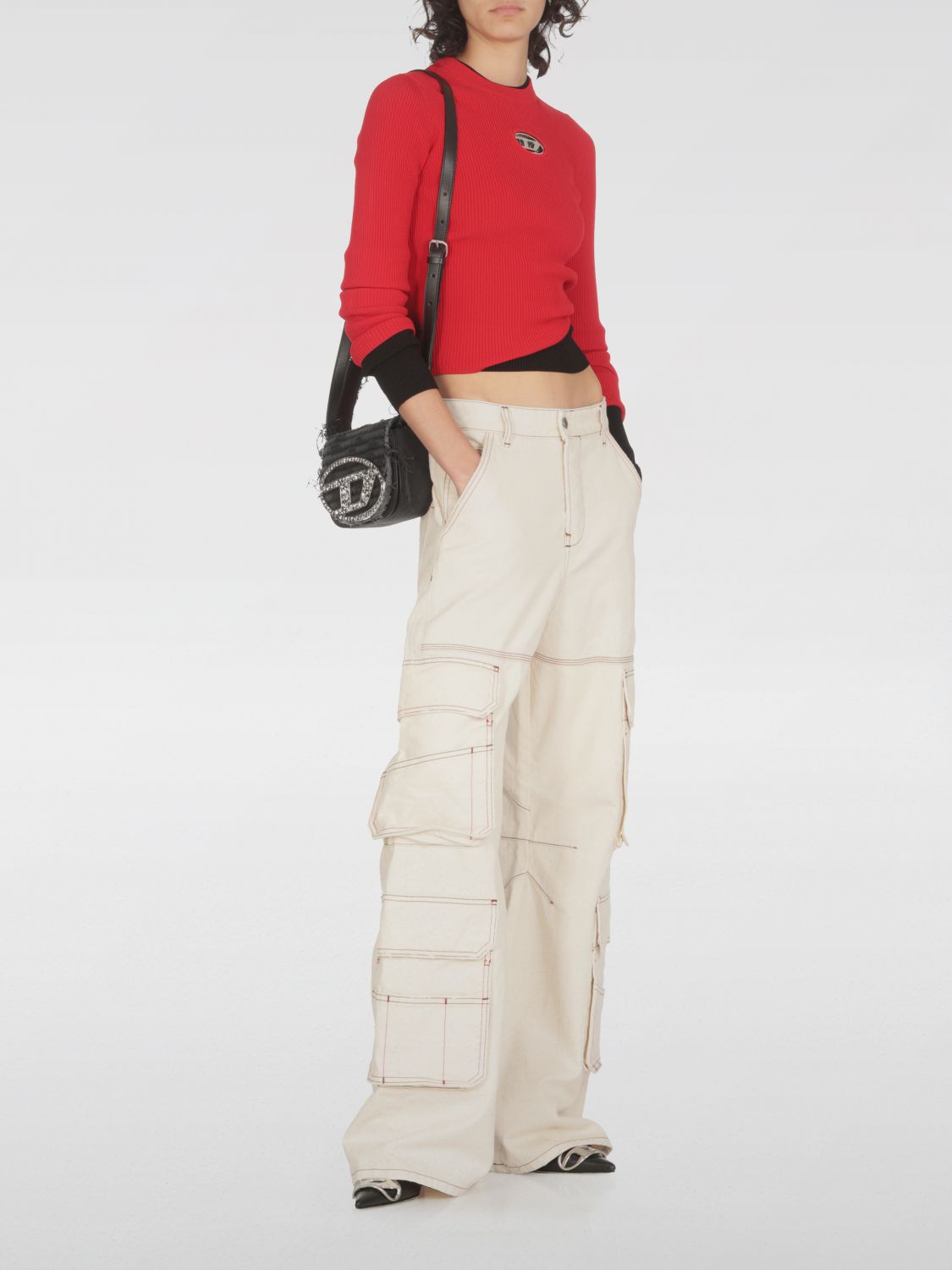 Diesel Sweater Woman Red