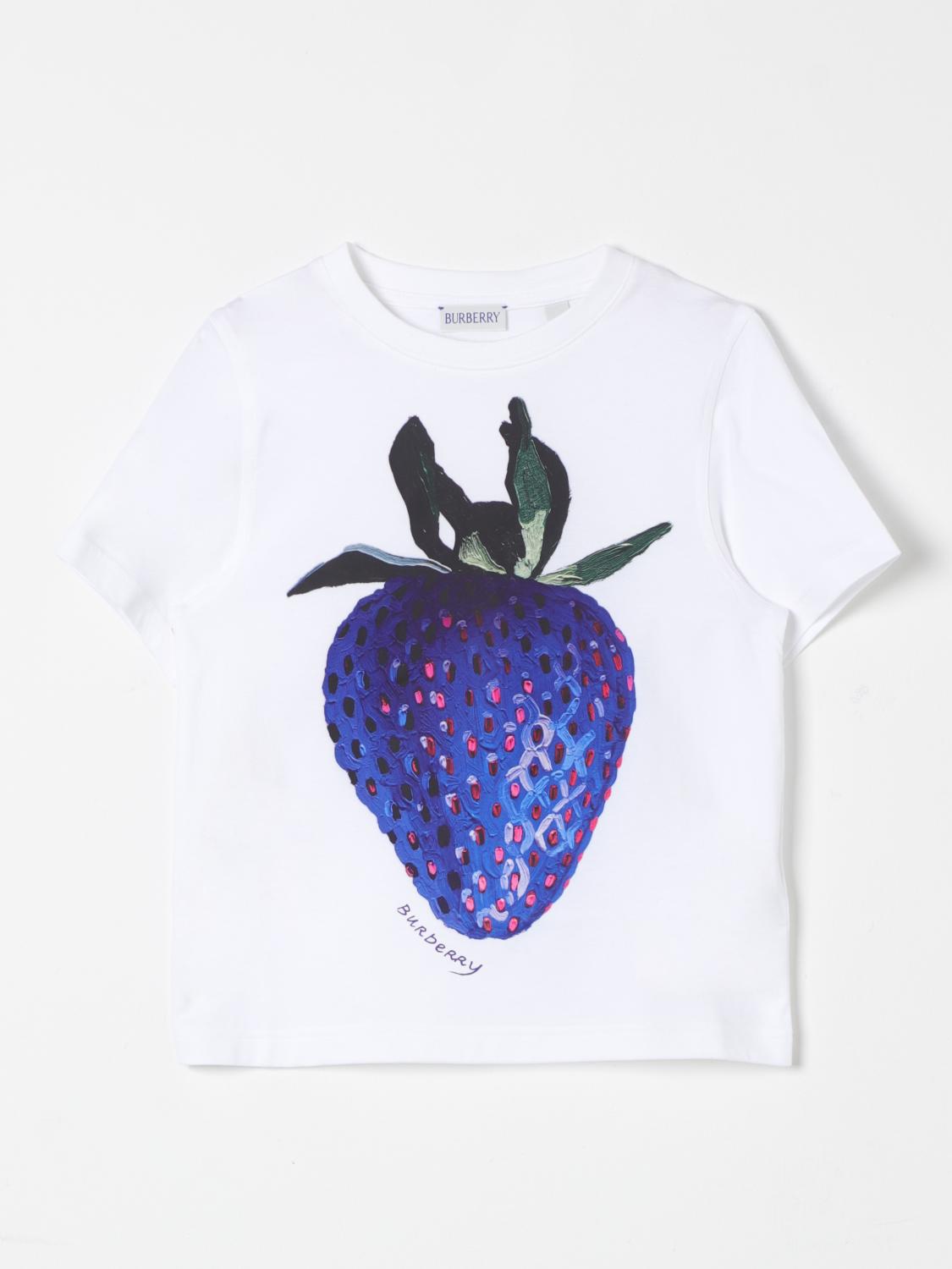 Burberry T Shirt Kids White