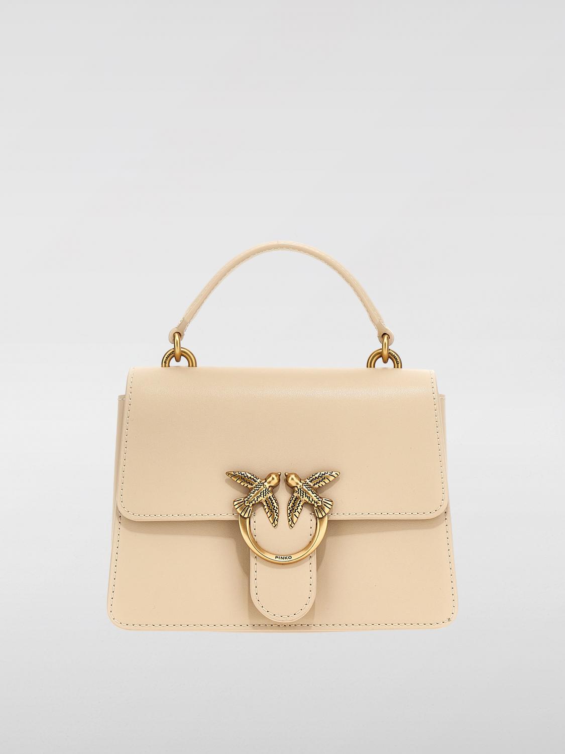 Pinko Mini Bag Woman Beige