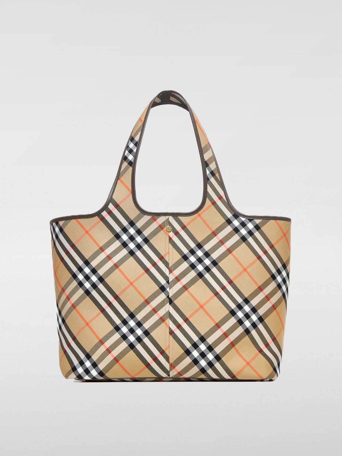 Burberry Tote Bags Woman Beige