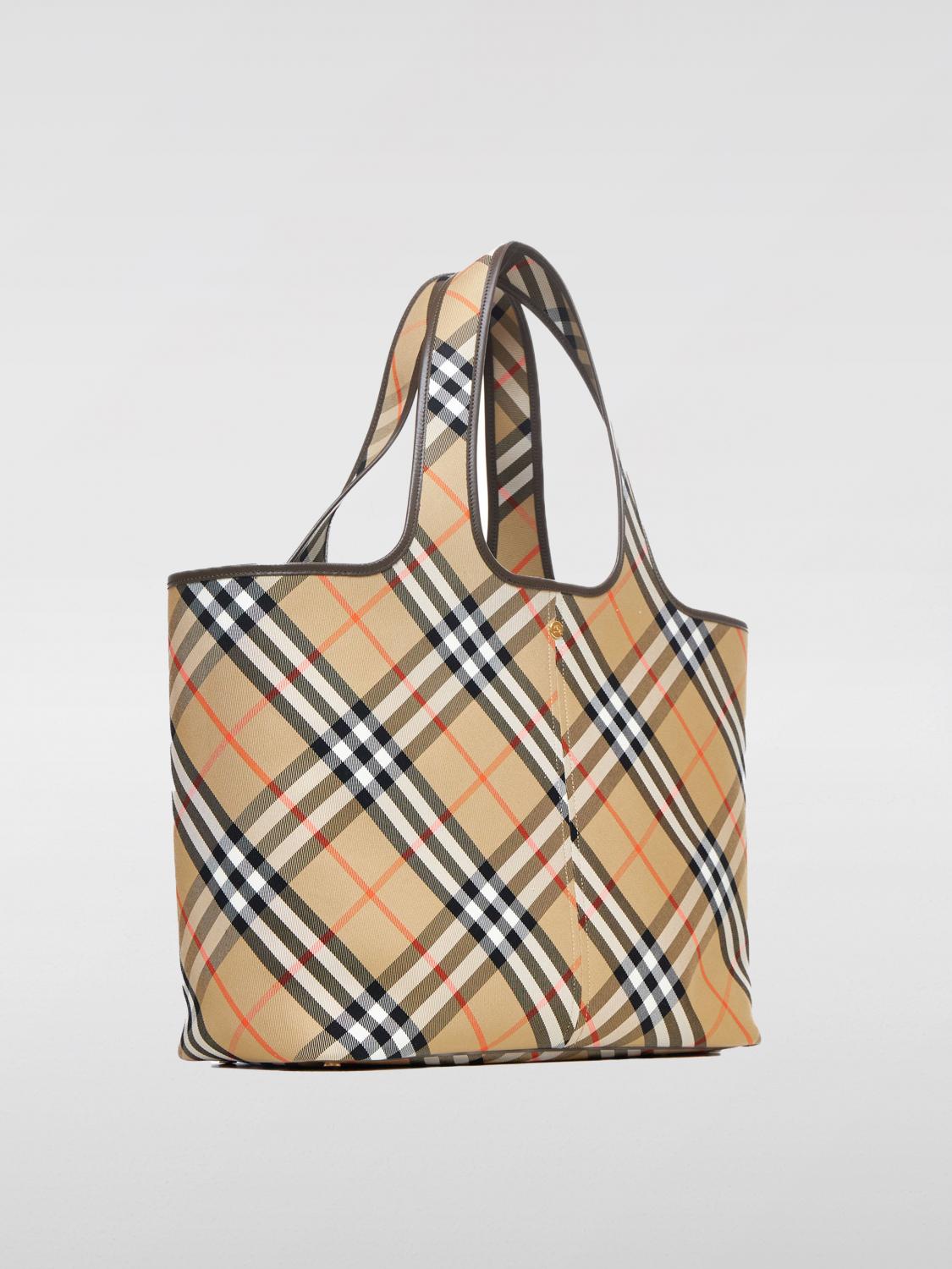 Burberry Tote Bags Woman Beige