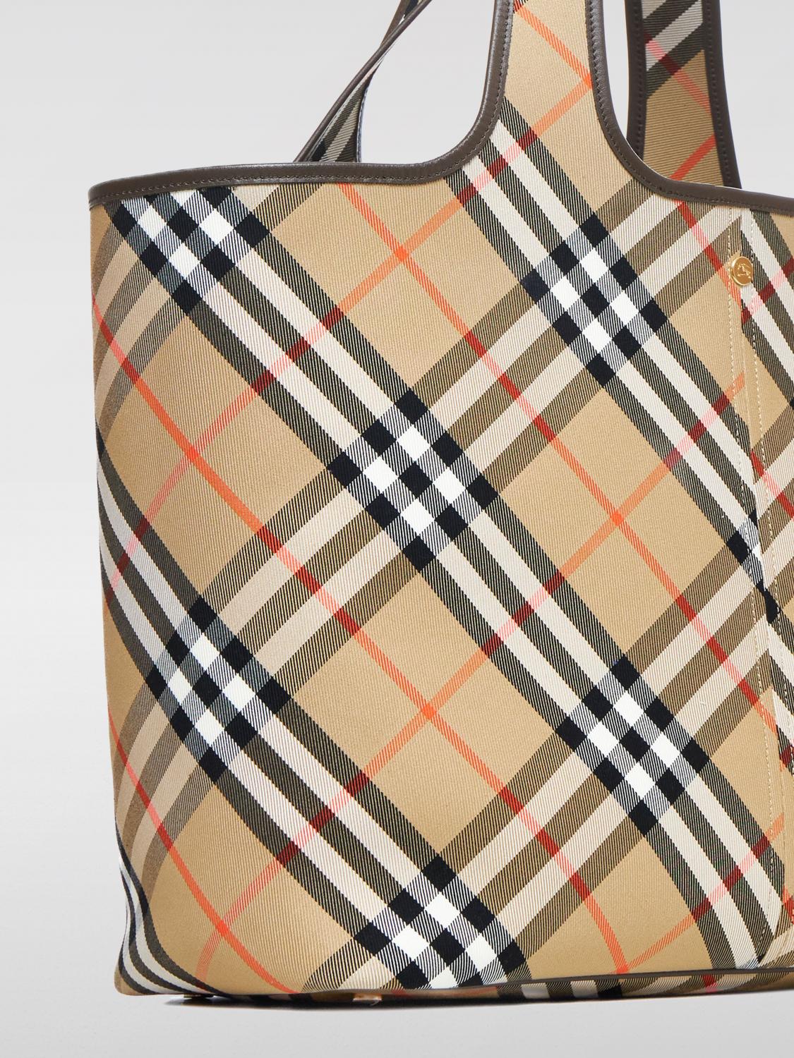 Burberry Tote Bags Woman Beige