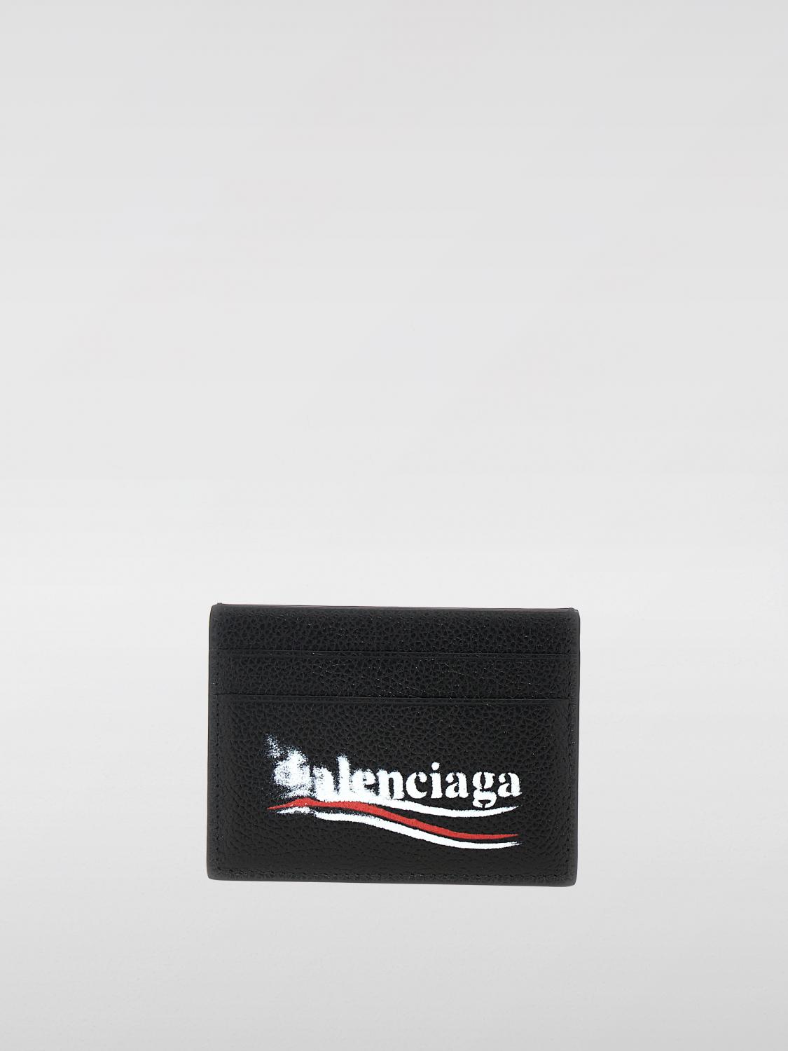 Balenciaga Wallet Men Black