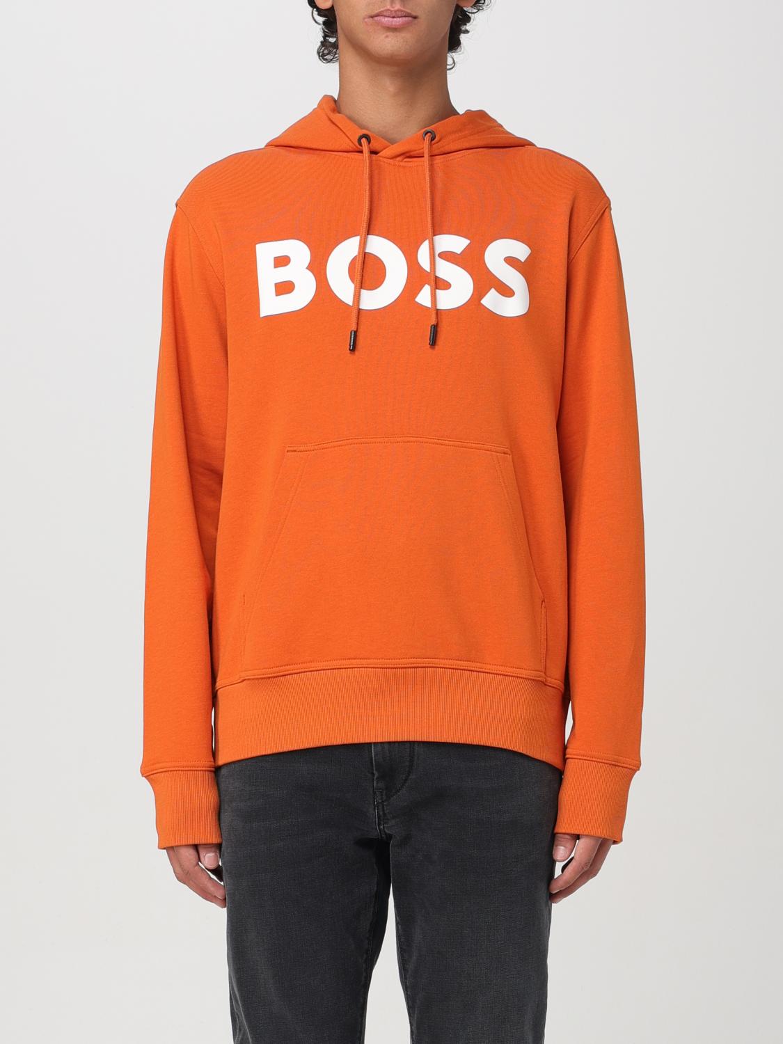 Boss Sweatshirt Men Orange