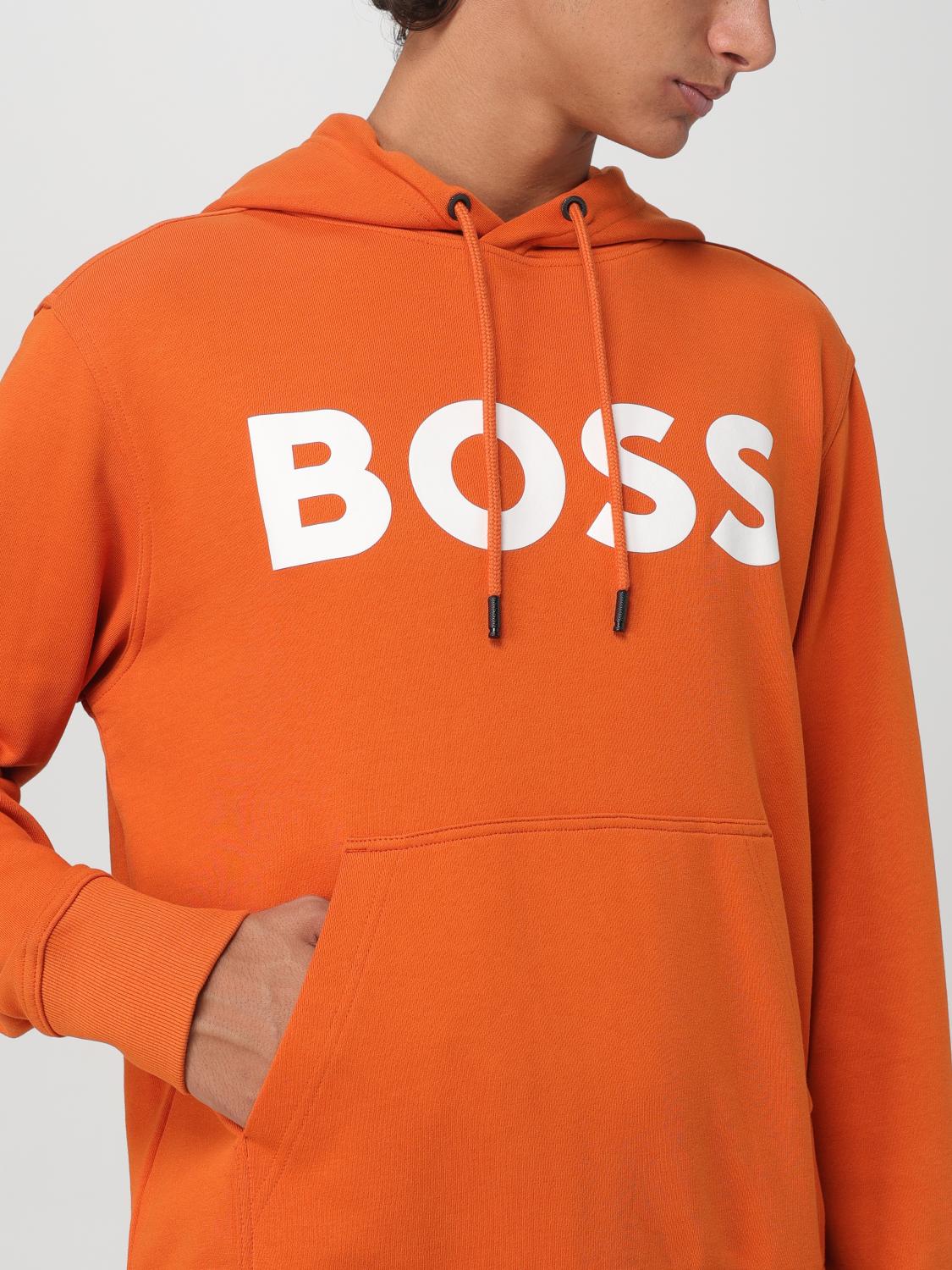 Boss Sweatshirt Men Orange