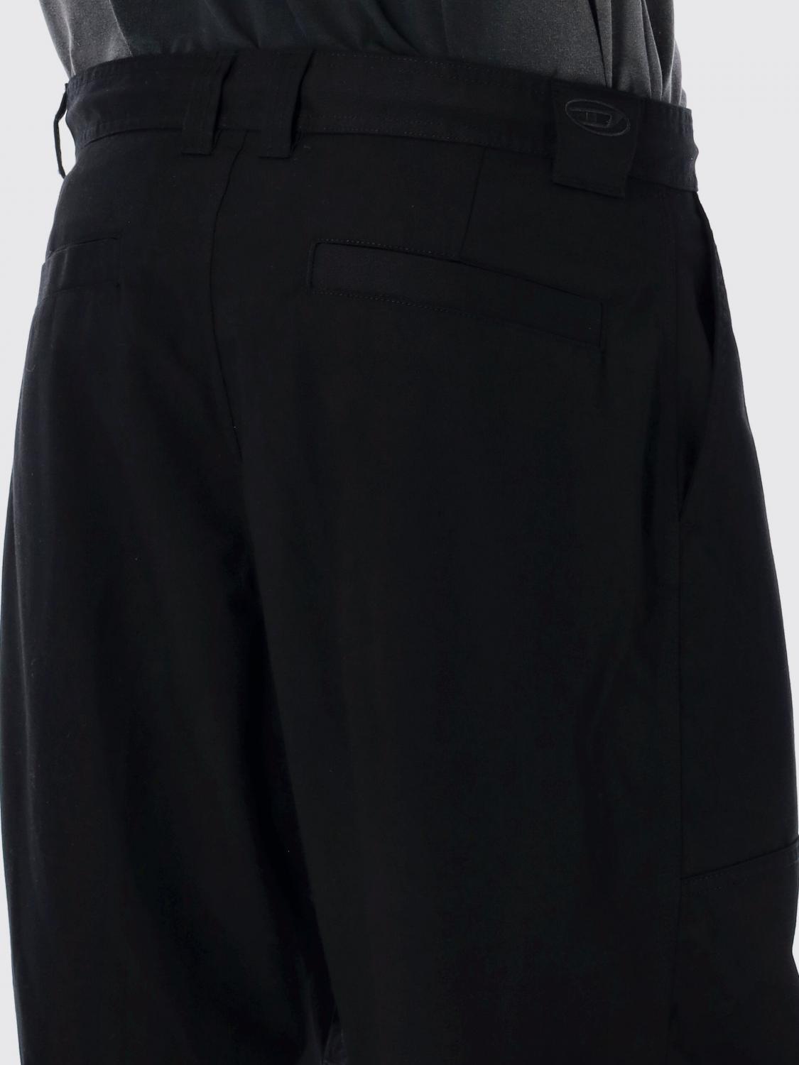 Diesel Pants Men Black
