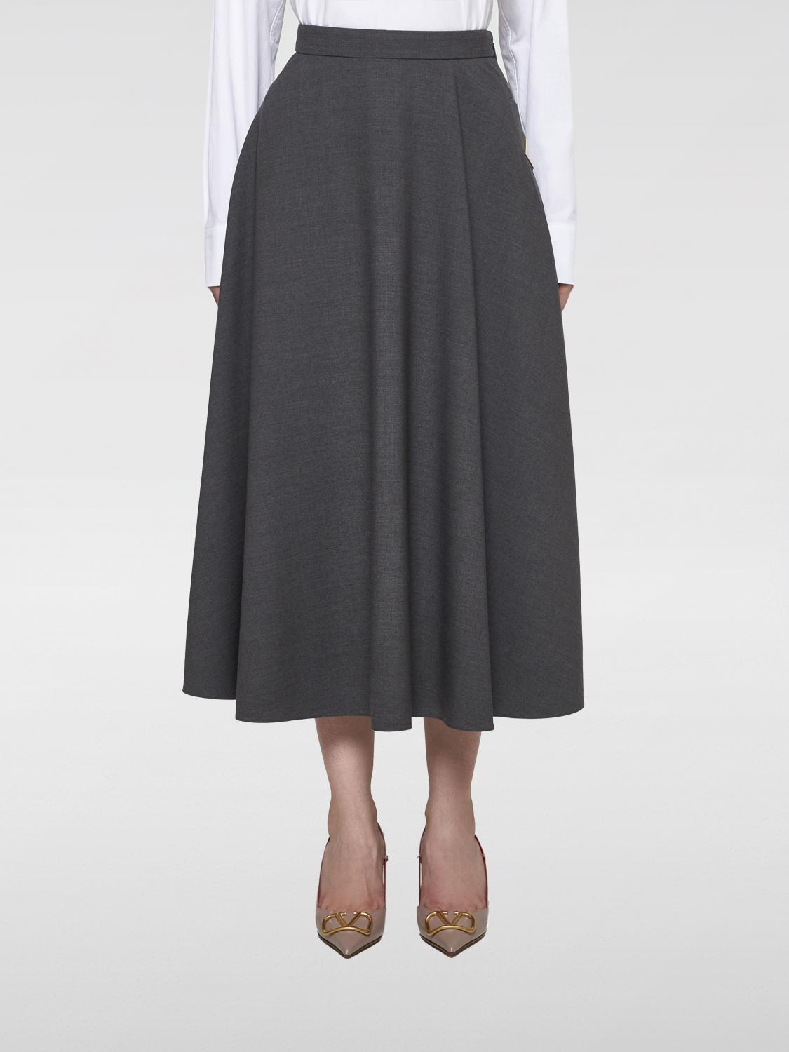 Valentino Skirt Woman Grey