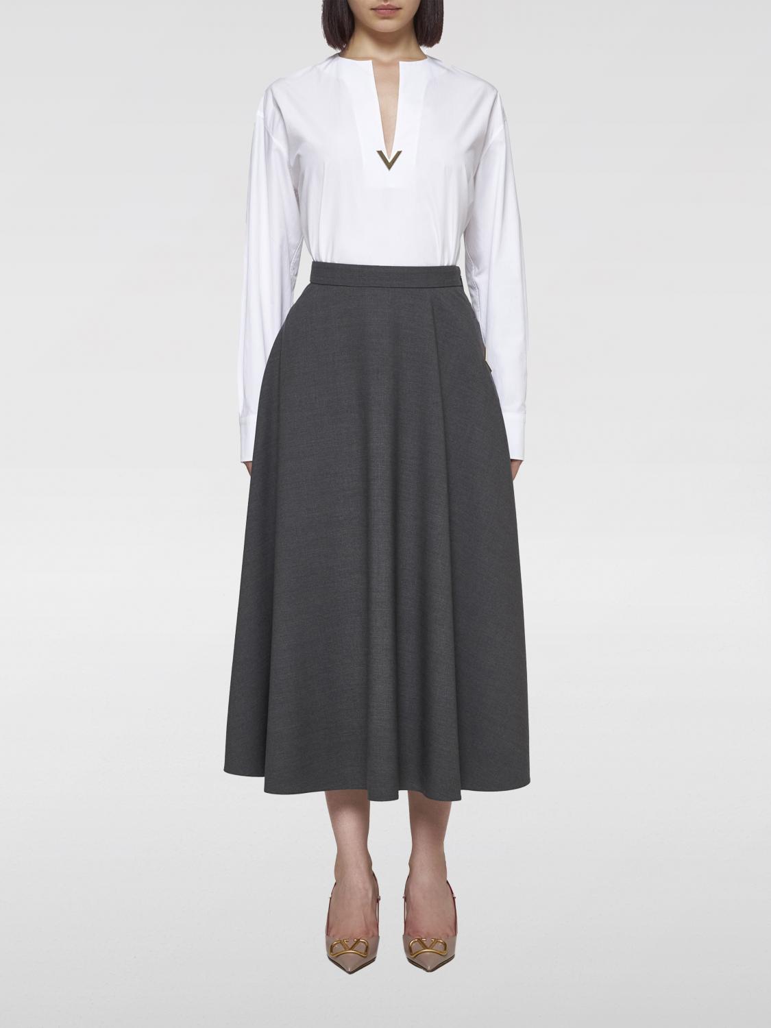 Valentino Skirt Woman Grey