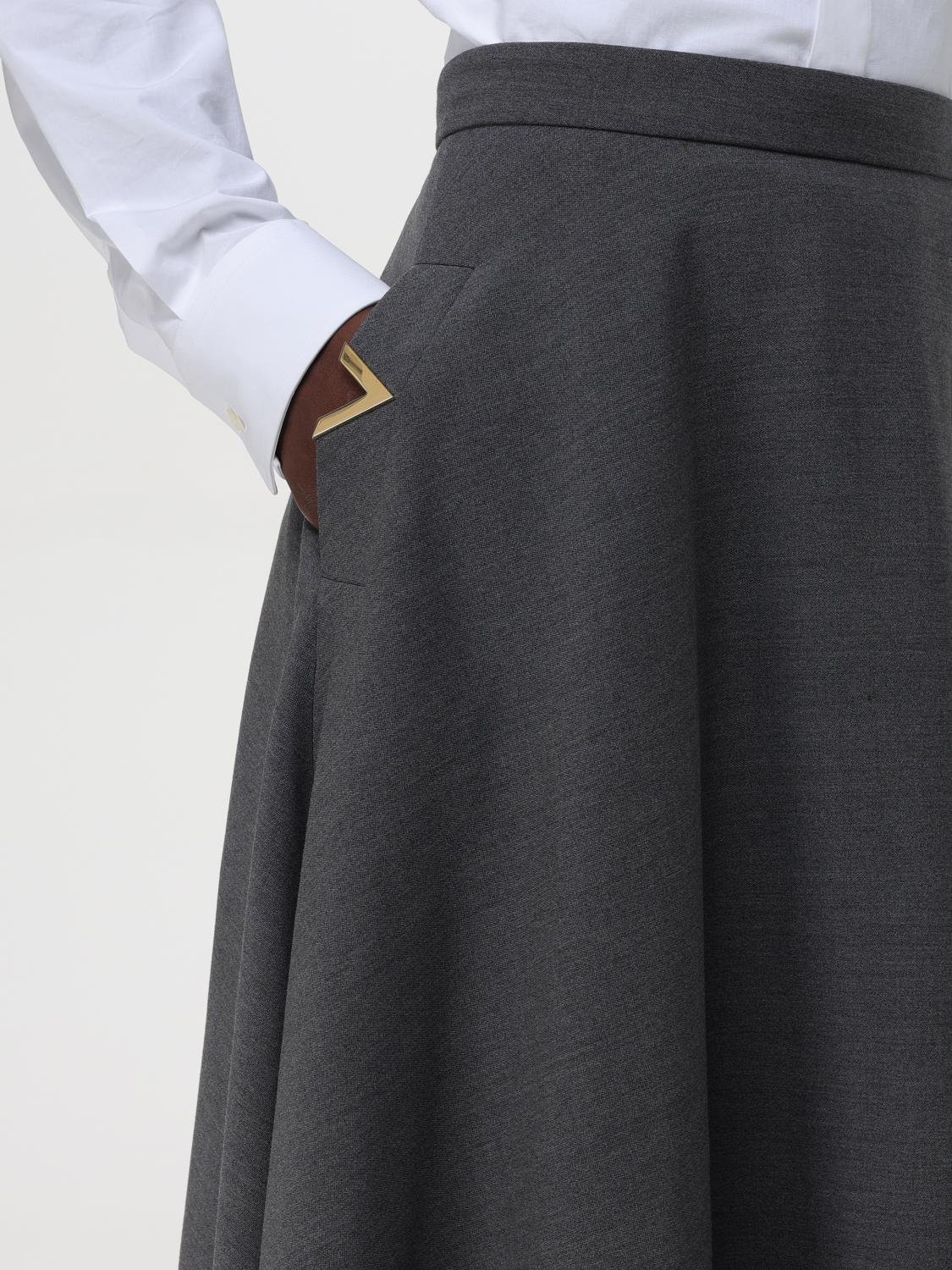 Valentino Skirt Woman Grey