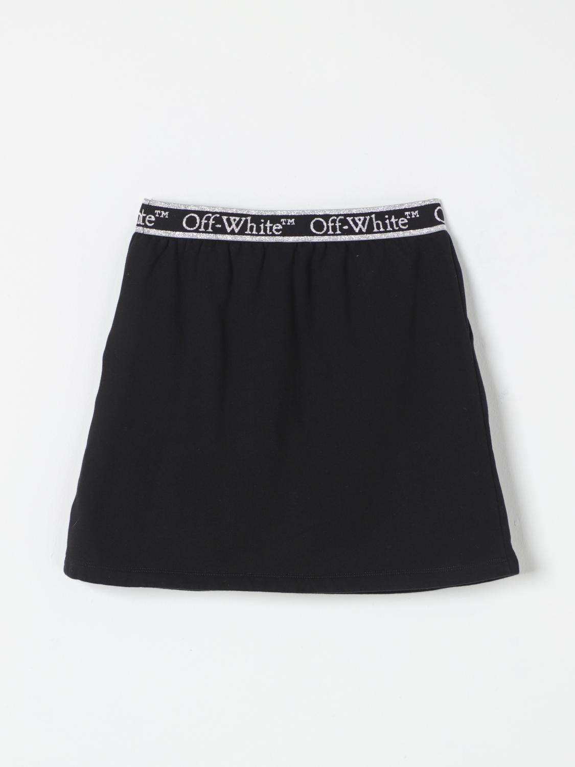 Off White Kids Skirt Kids Black