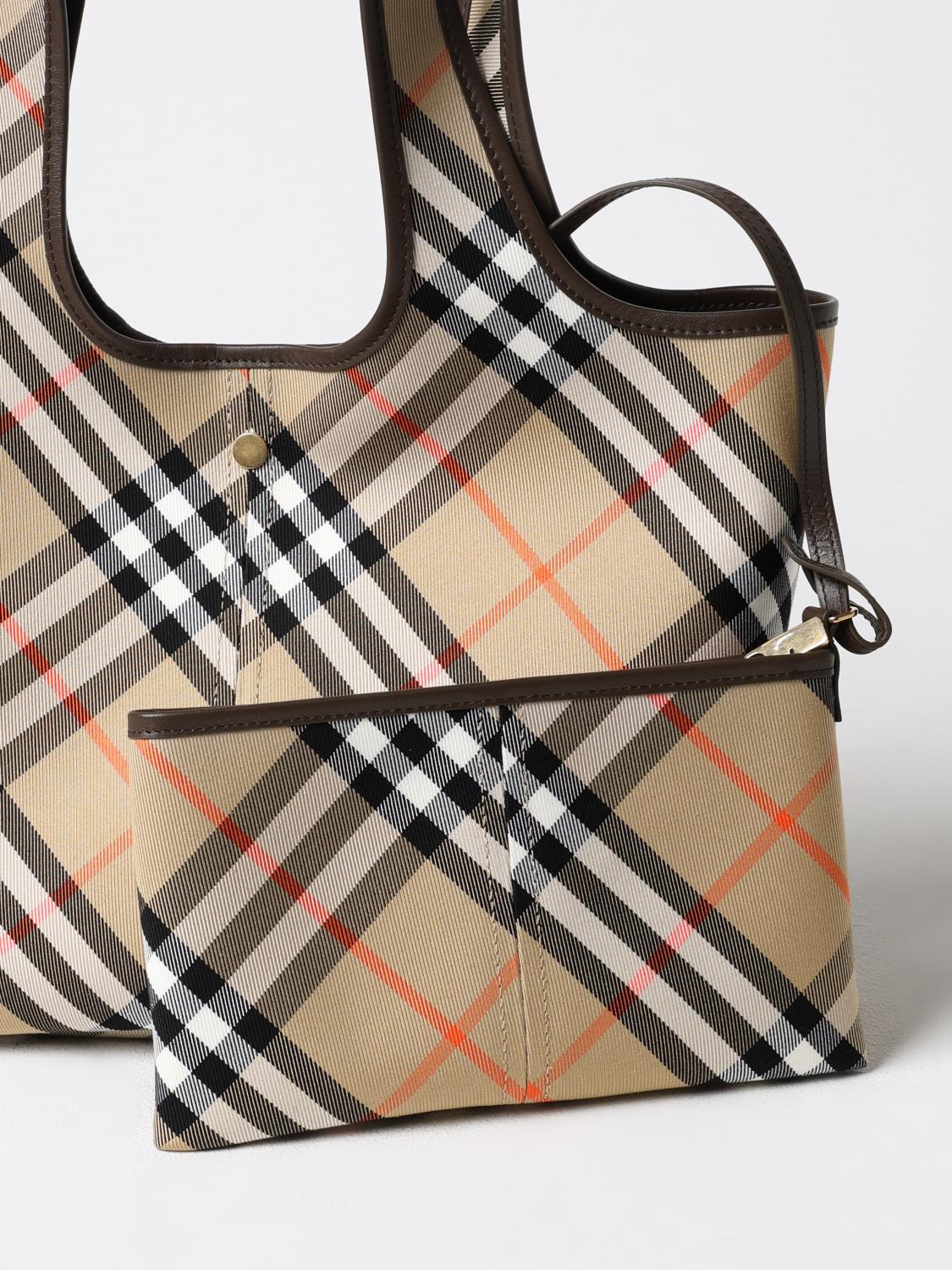 Burberry Shoulder Bag Woman Beige