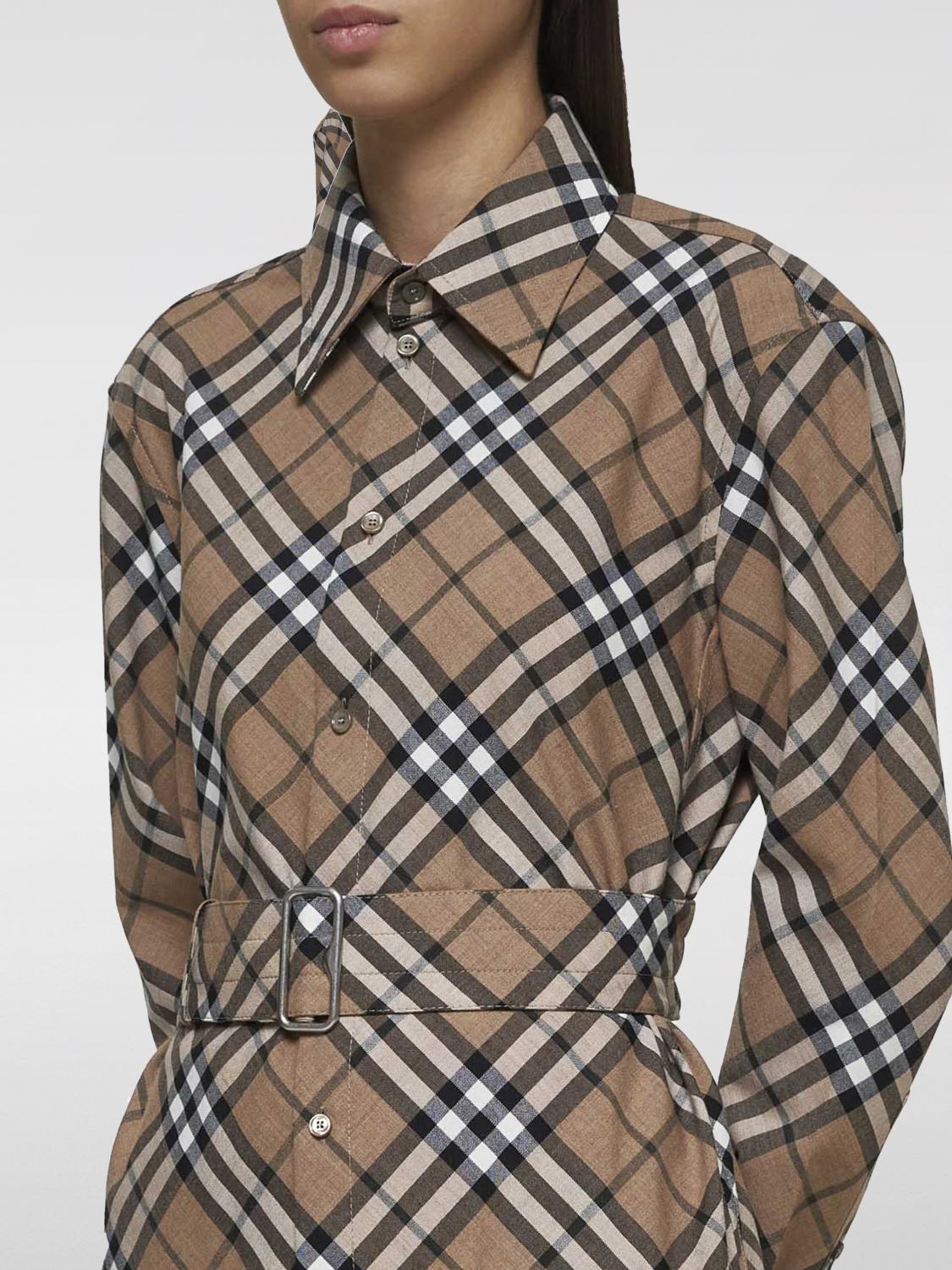 Burberry Dress Woman Beige