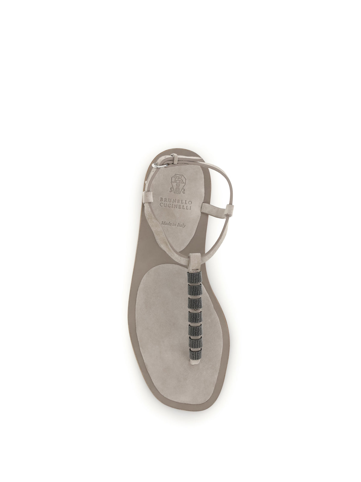 Brunello Cucinelli Embellished Sandals - Ice