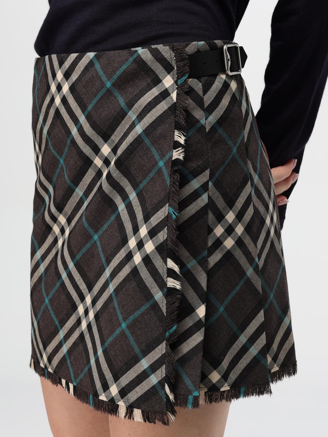 Burberry Skirt Woman Green