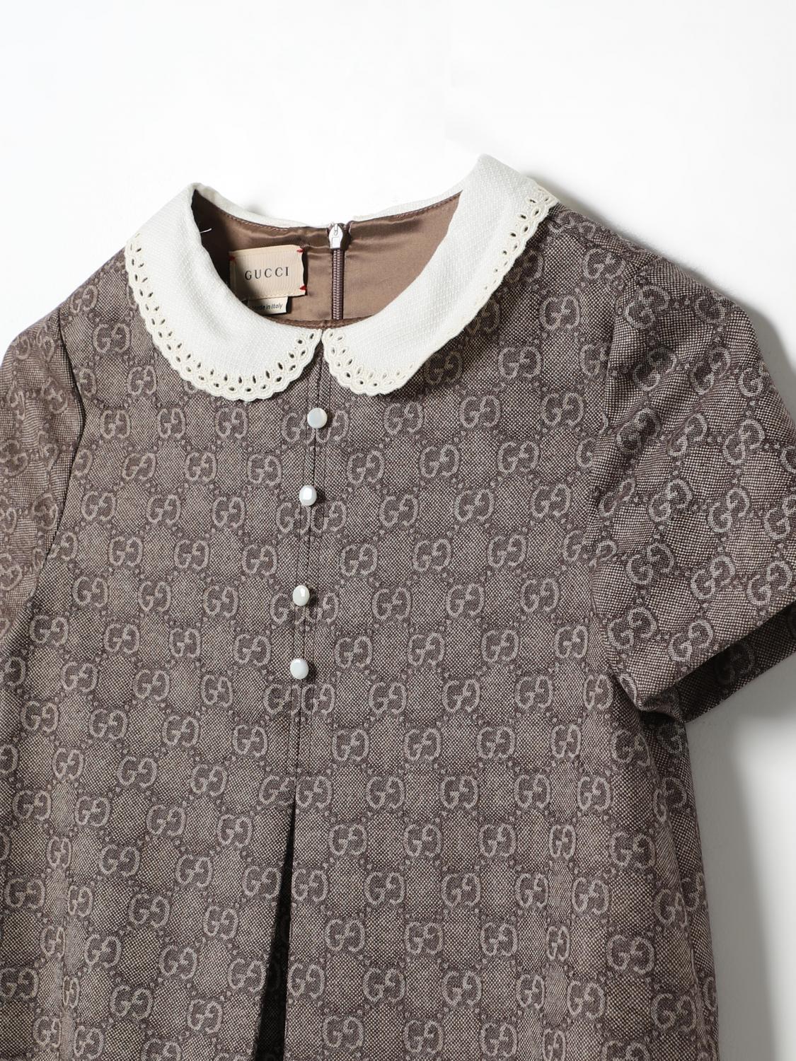 Gucci Dress Kids Brown