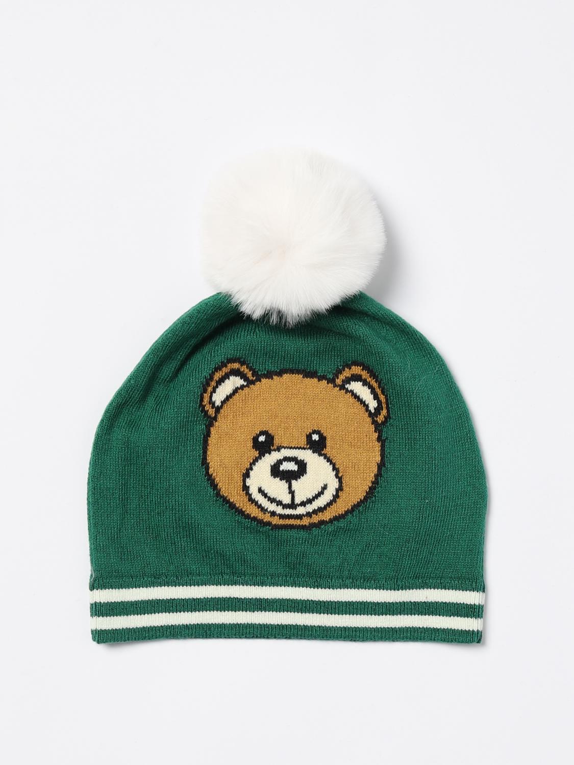 Moschino Hat Kids Green