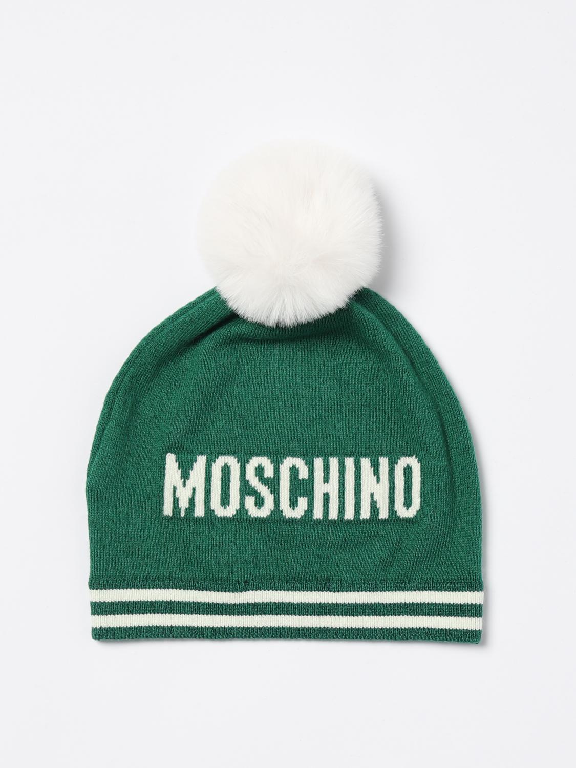 Moschino Hat Kids Green