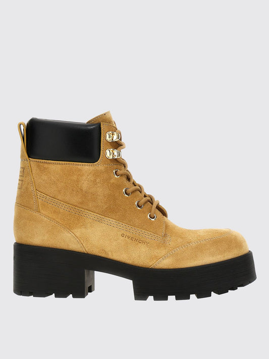 Givenchy Flat Ankle Boots Woman Beige