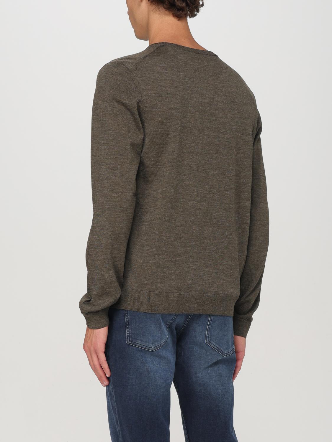 Boss Sweater Men Gnawed Blue