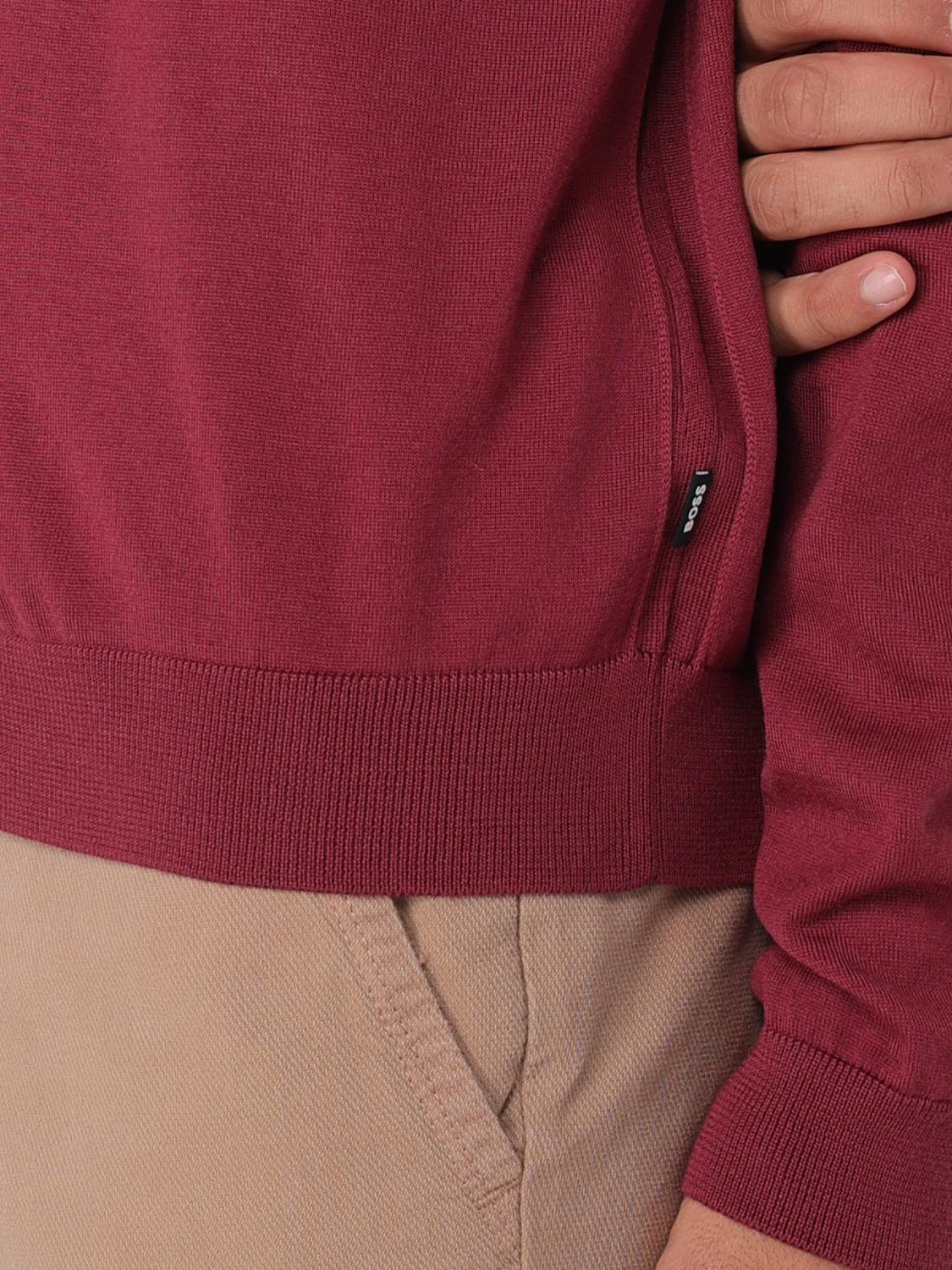 Boss Sweater Men Gnawed Blue