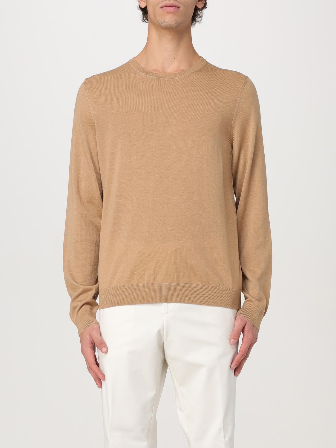 Boss Sweater Men Gnawed Blue