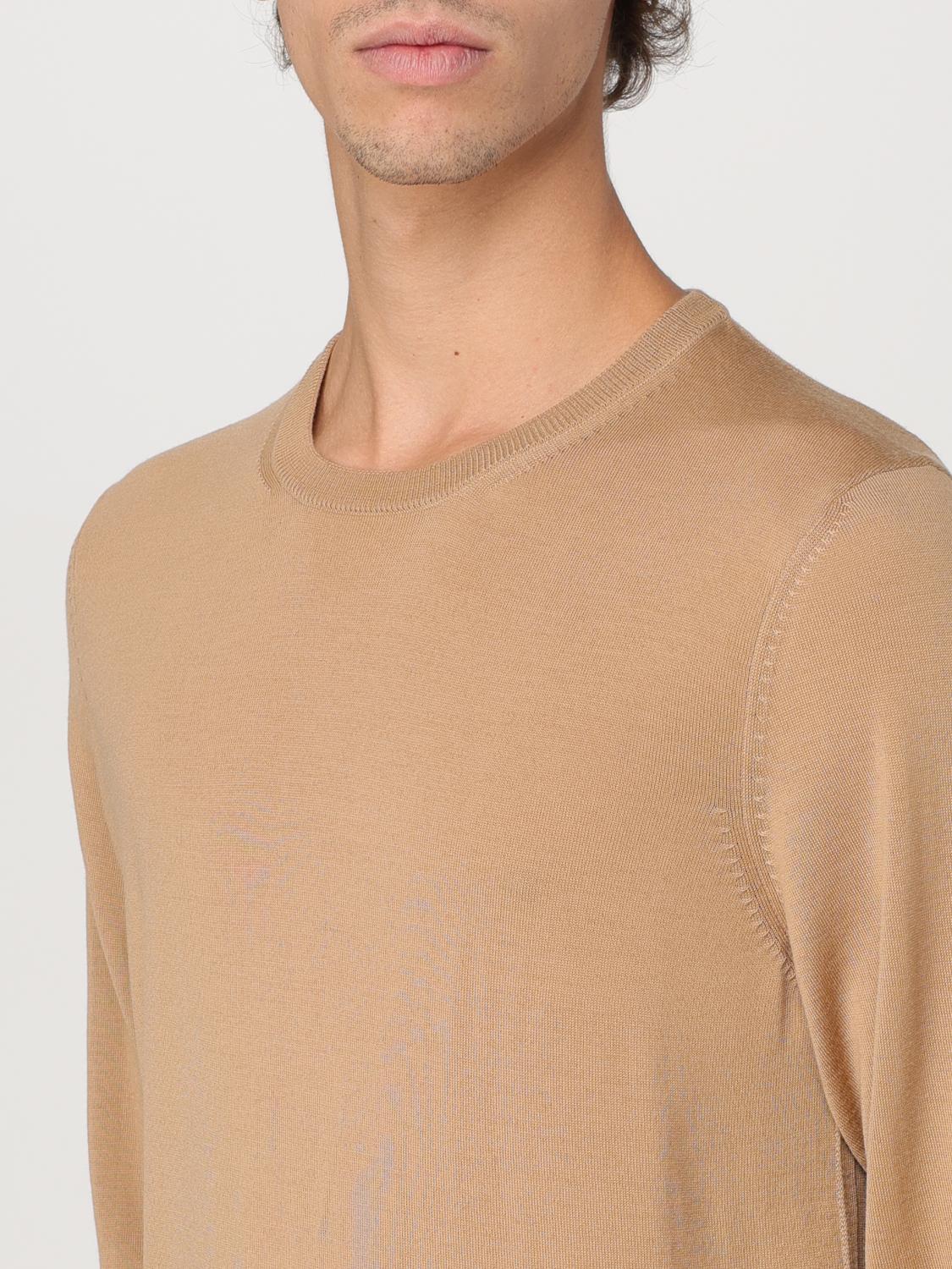 Boss Sweater Men Gnawed Blue