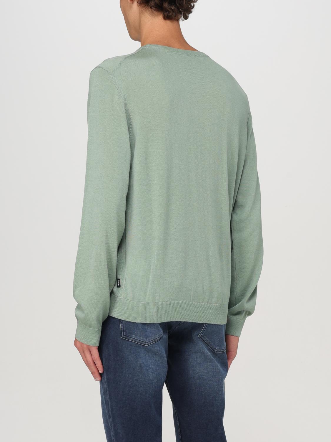 Boss Sweater Men Gnawed Blue