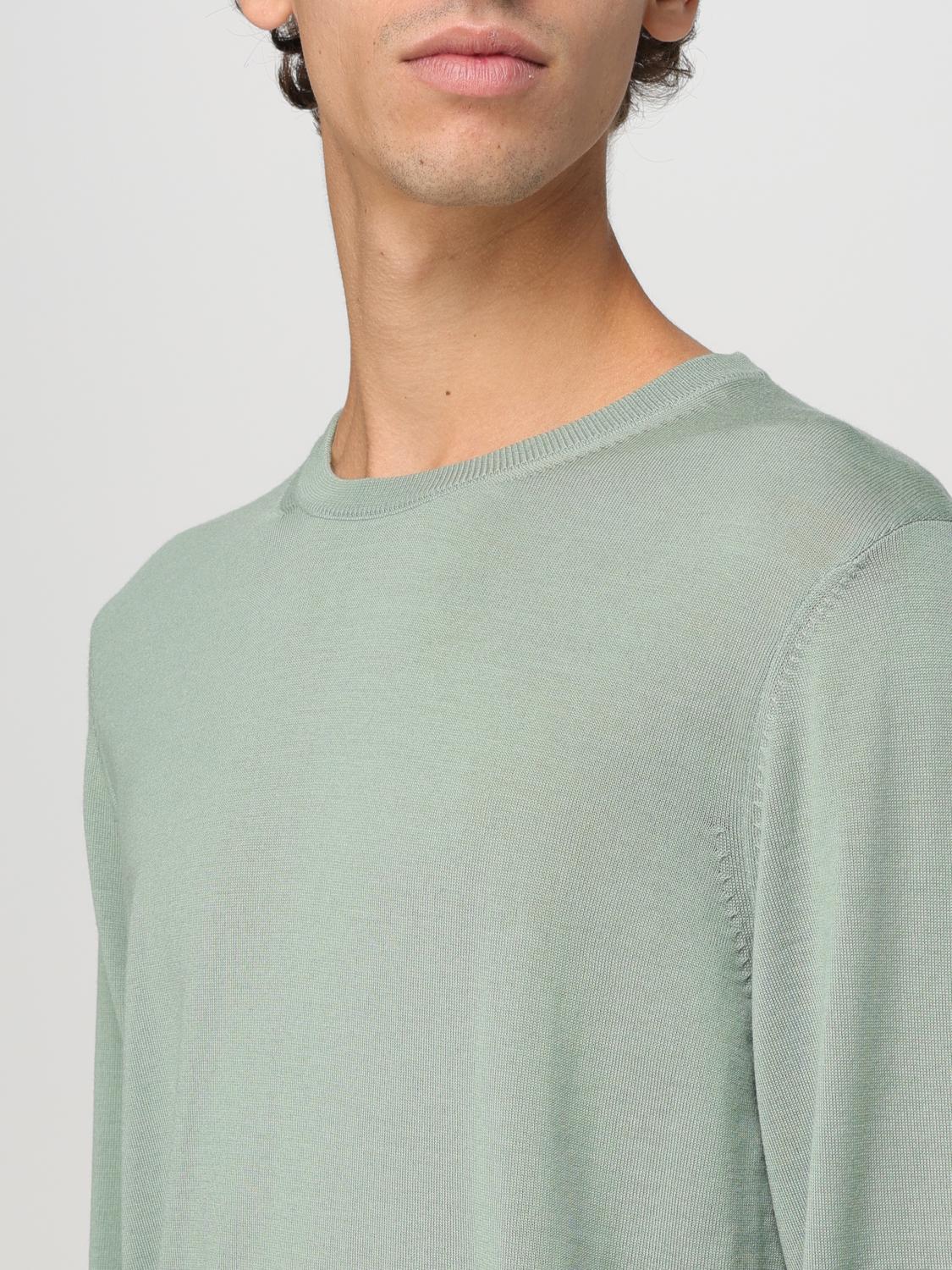 Boss Sweater Men Gnawed Blue