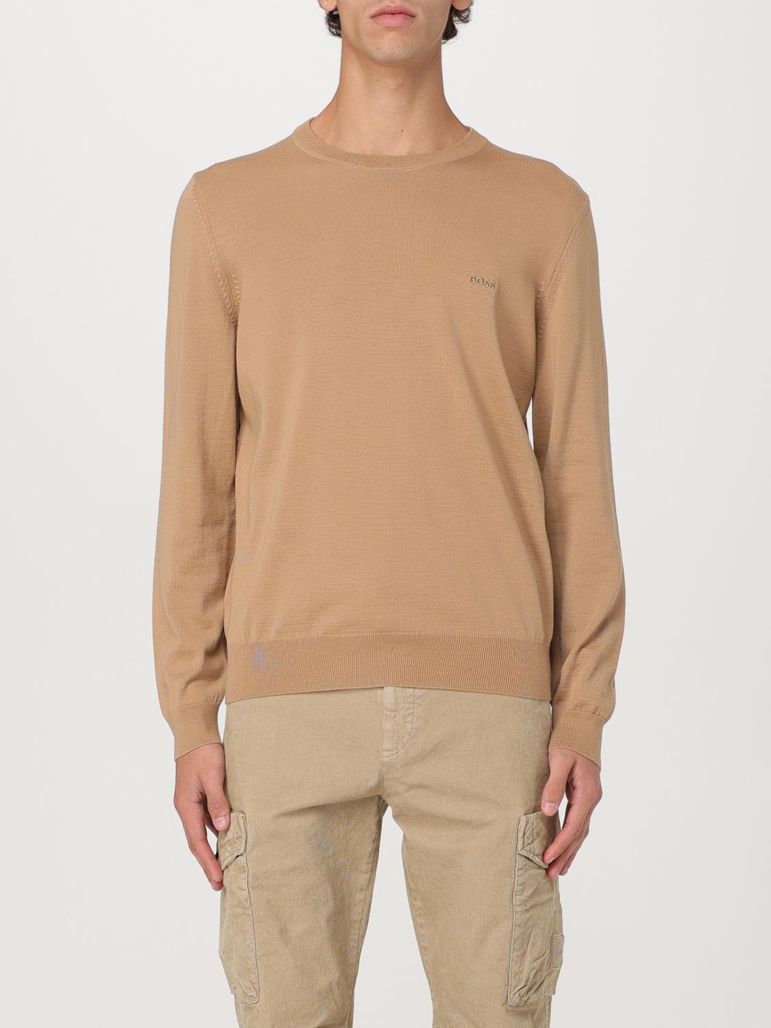 Boss Sweater Men Camel