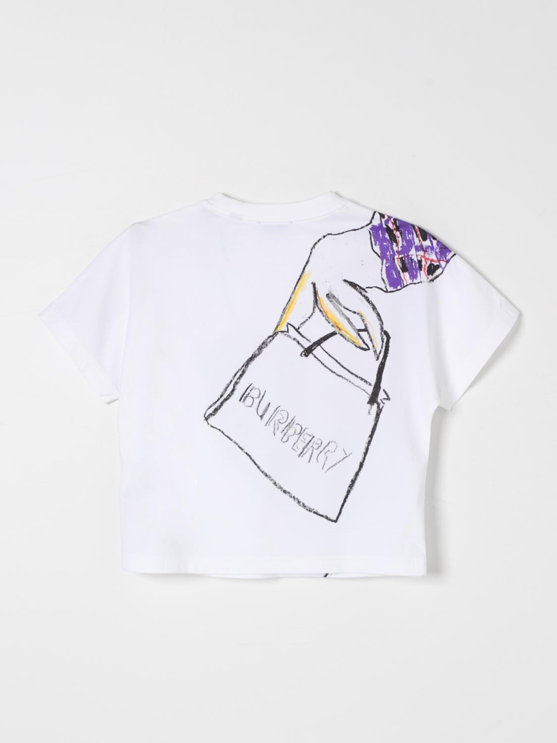 Burberry T Shirt Kids White