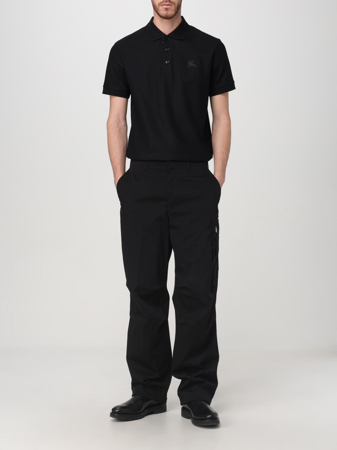 Burberry Polo Shirt Men Black