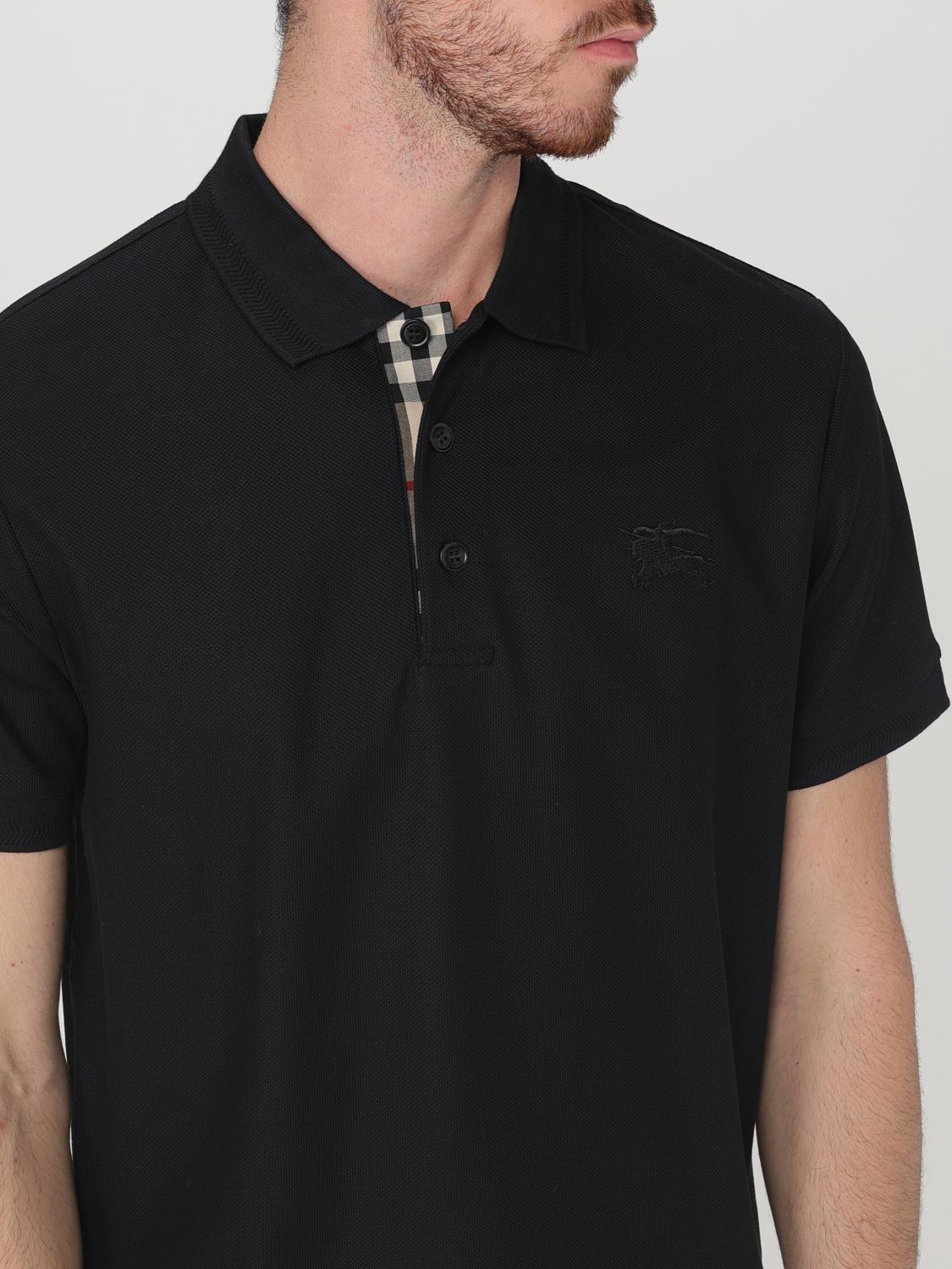Burberry Polo Shirt Men Black