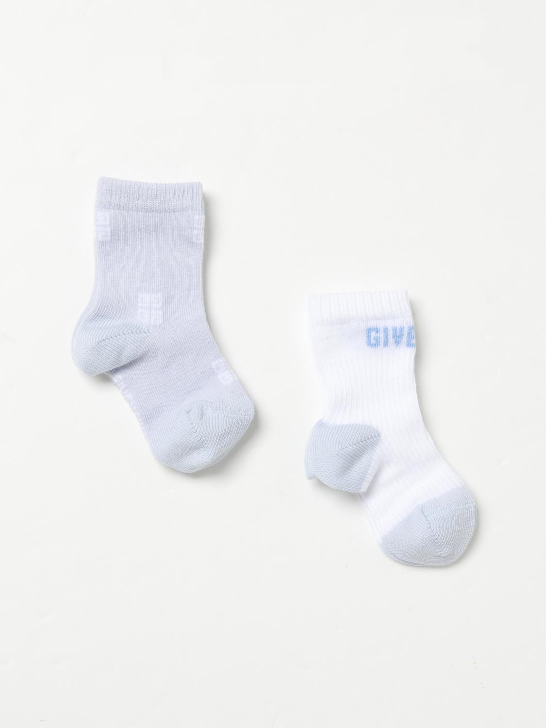 Givenchy Socks Baby Kids Gnawed Blue