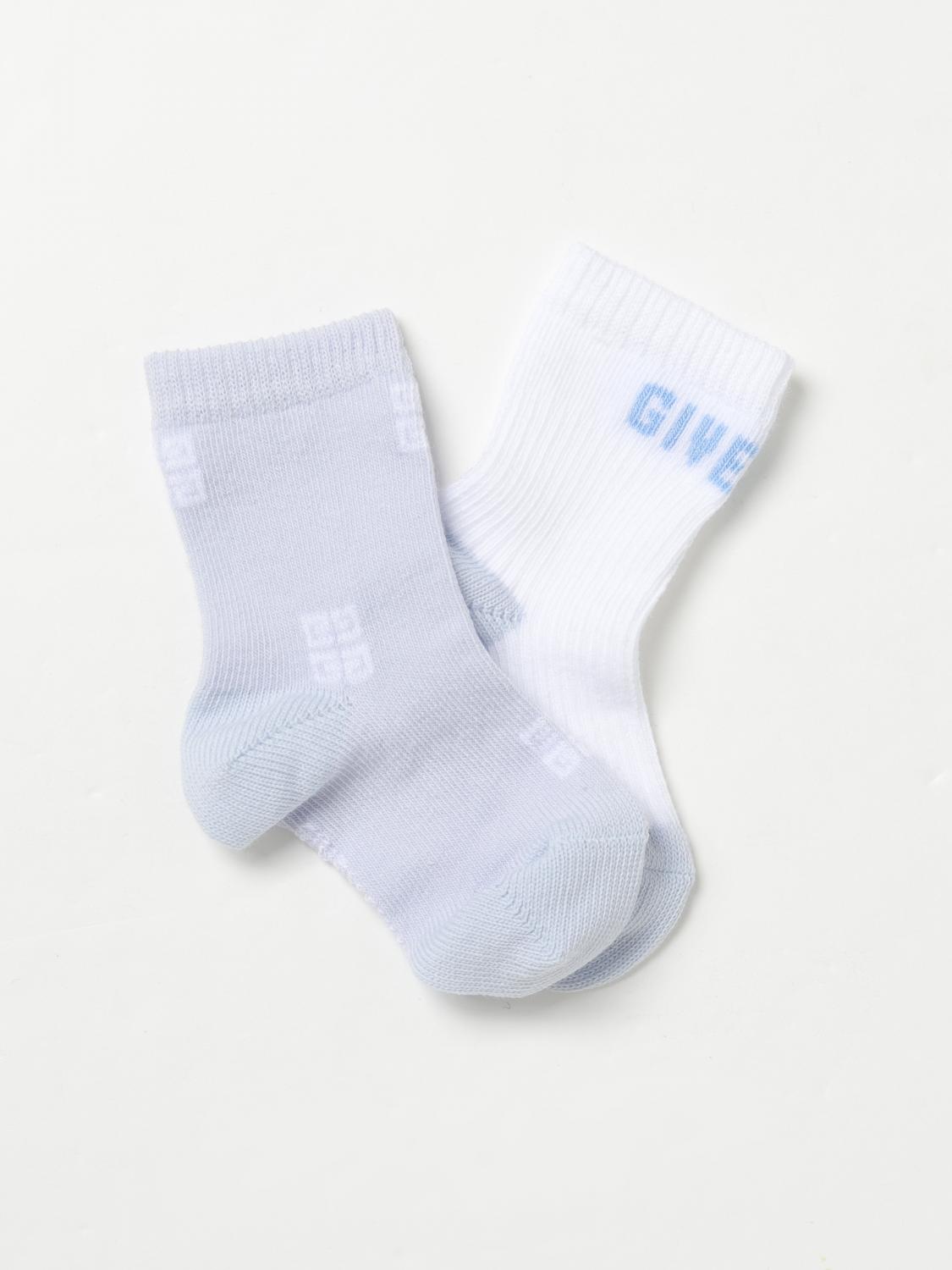 Givenchy Socks Baby Kids Gnawed Blue