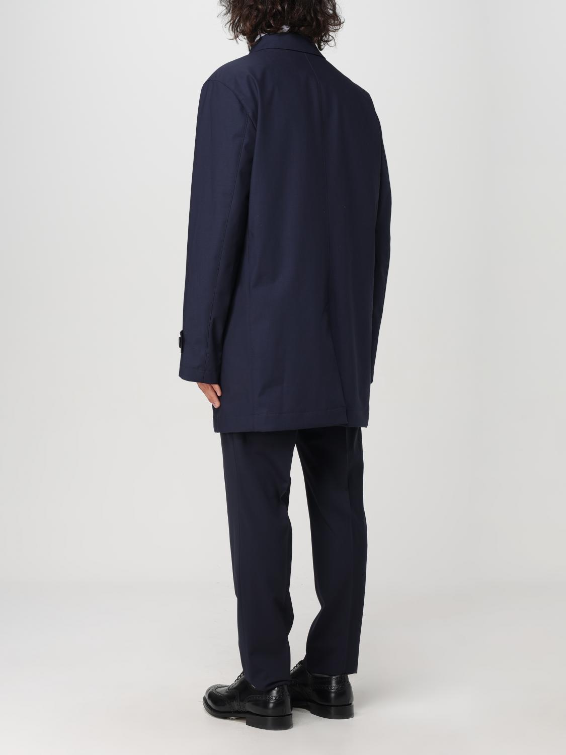 Boss Coat Men Blue
