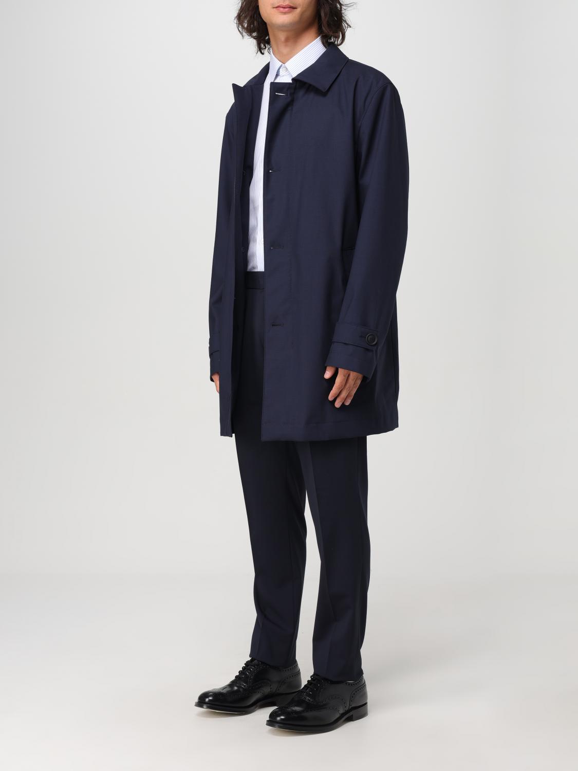 Boss Coat Men Blue