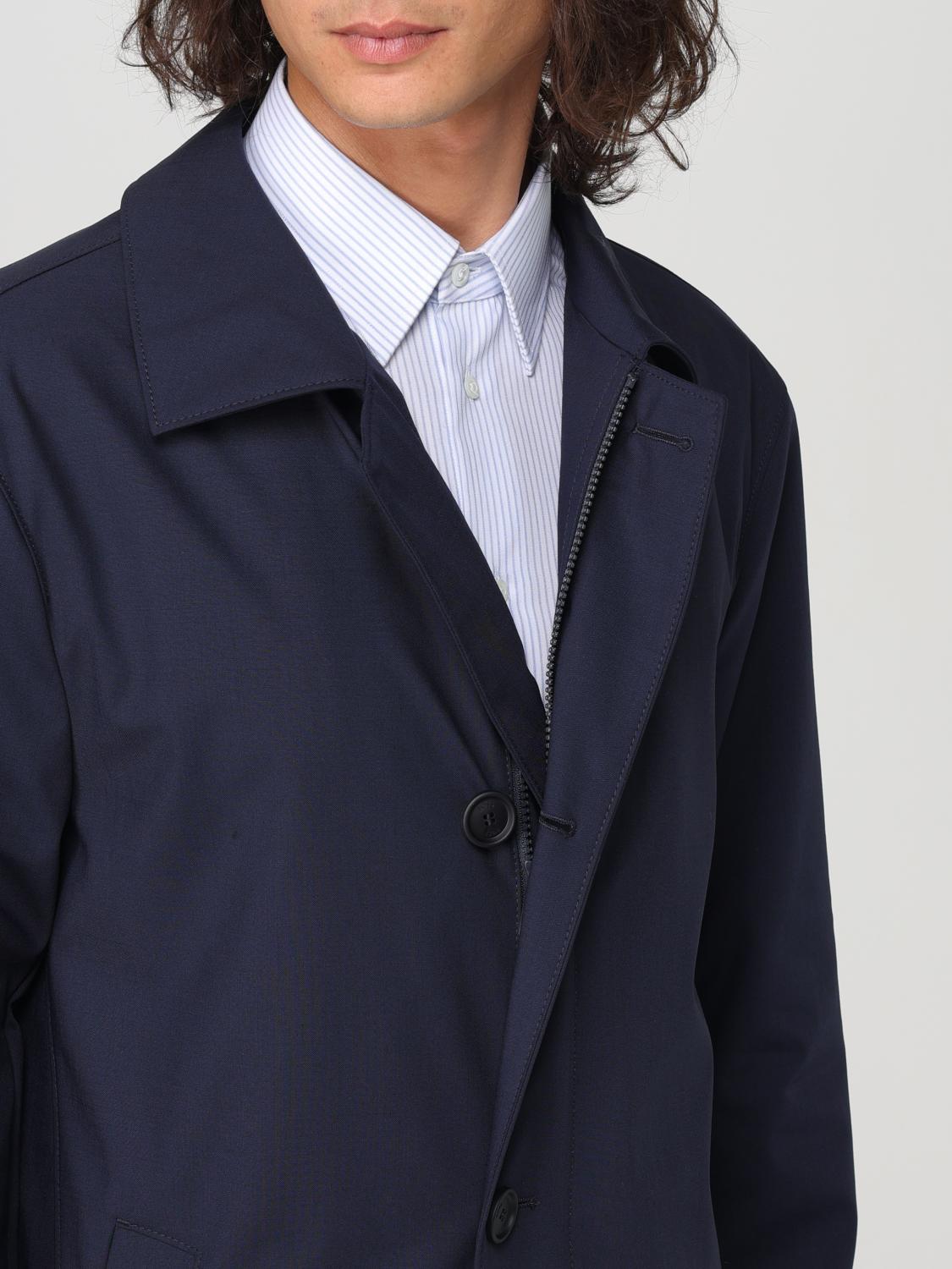 Boss Coat Men Blue