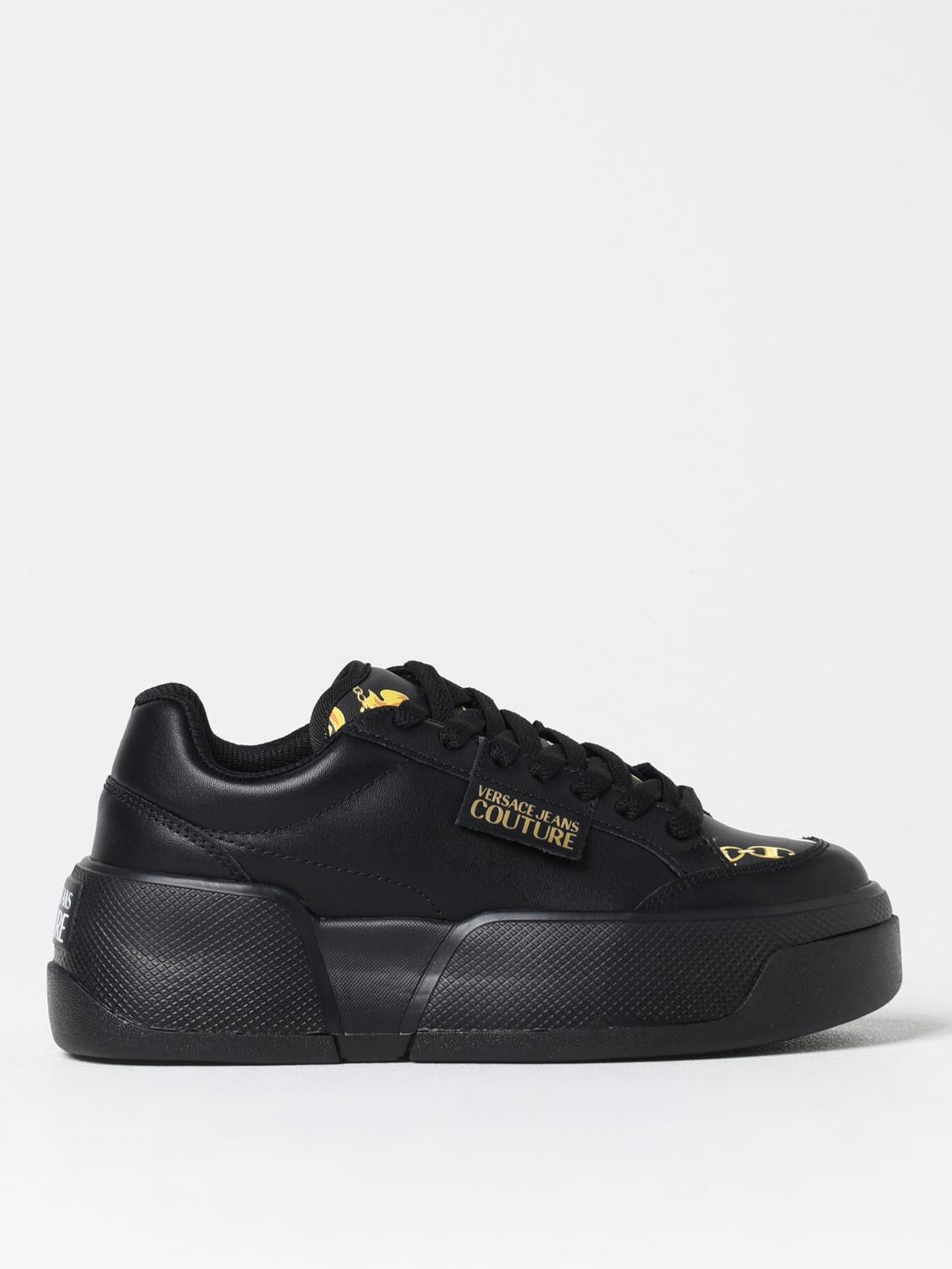 スニーカー VERSACE JEANS COUTURE Woman Sneakers Black 77VA3ST2ZP305 G89 Versace Jeans Couture Sneakers Woman Black – Modishus
