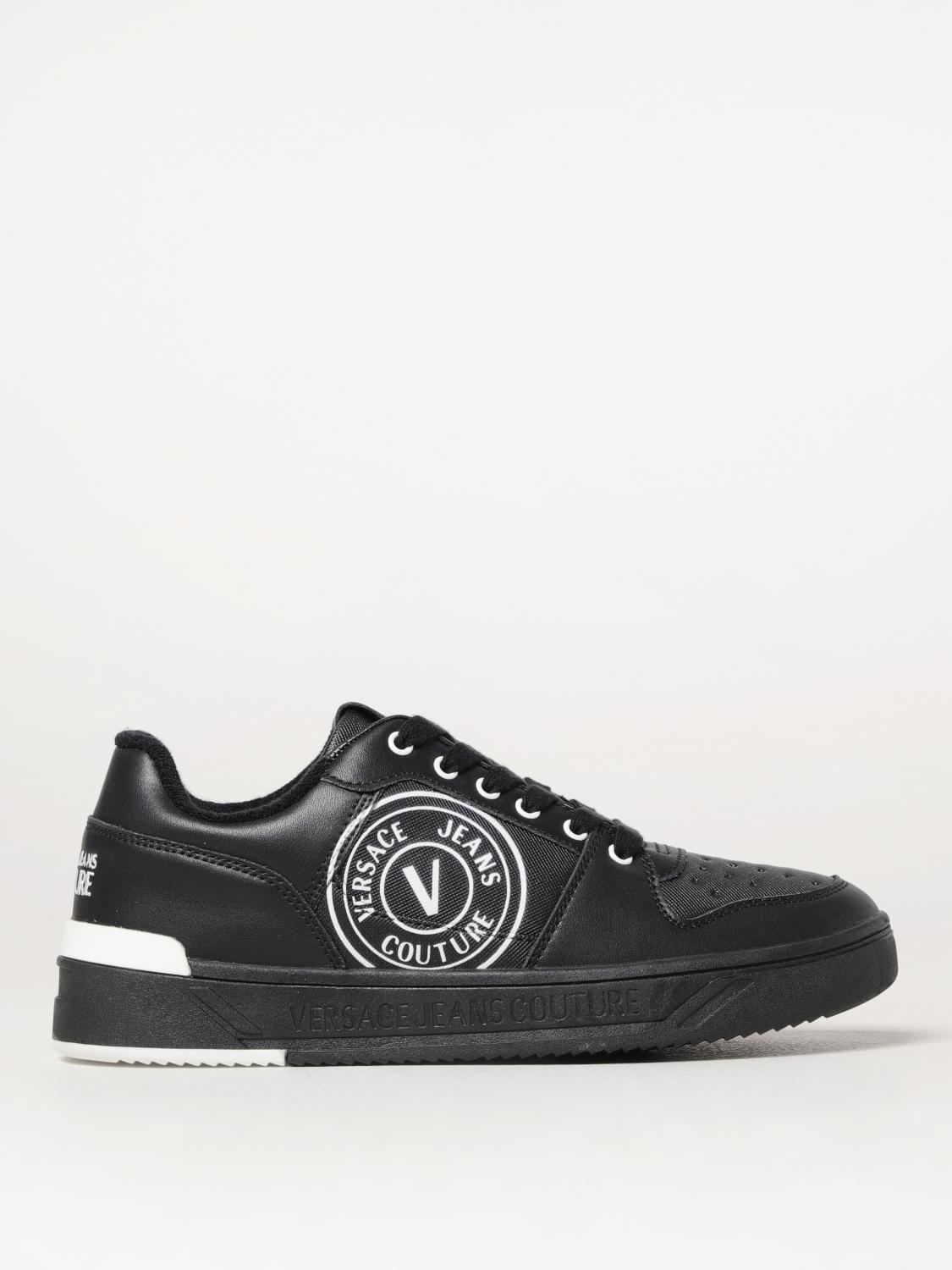 スニーカー VERSACE JEANS COUTURE Men Sneakers Black 77YA3SF1ZP326 899 Versace Jeans Couture Outlet: Sneakers men - Black | Versace