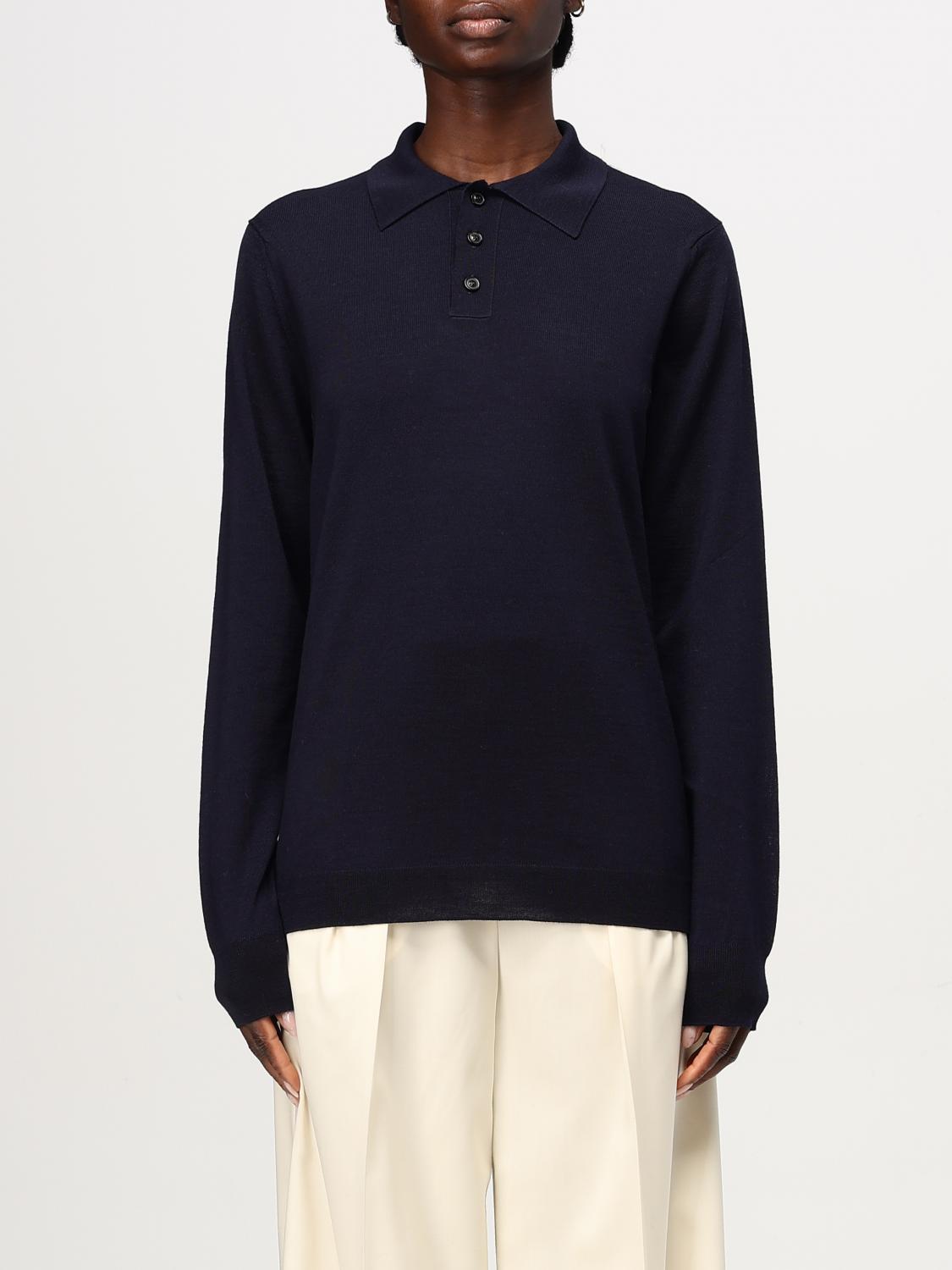 Maison Margiela Polo Shirt Woman Navy
