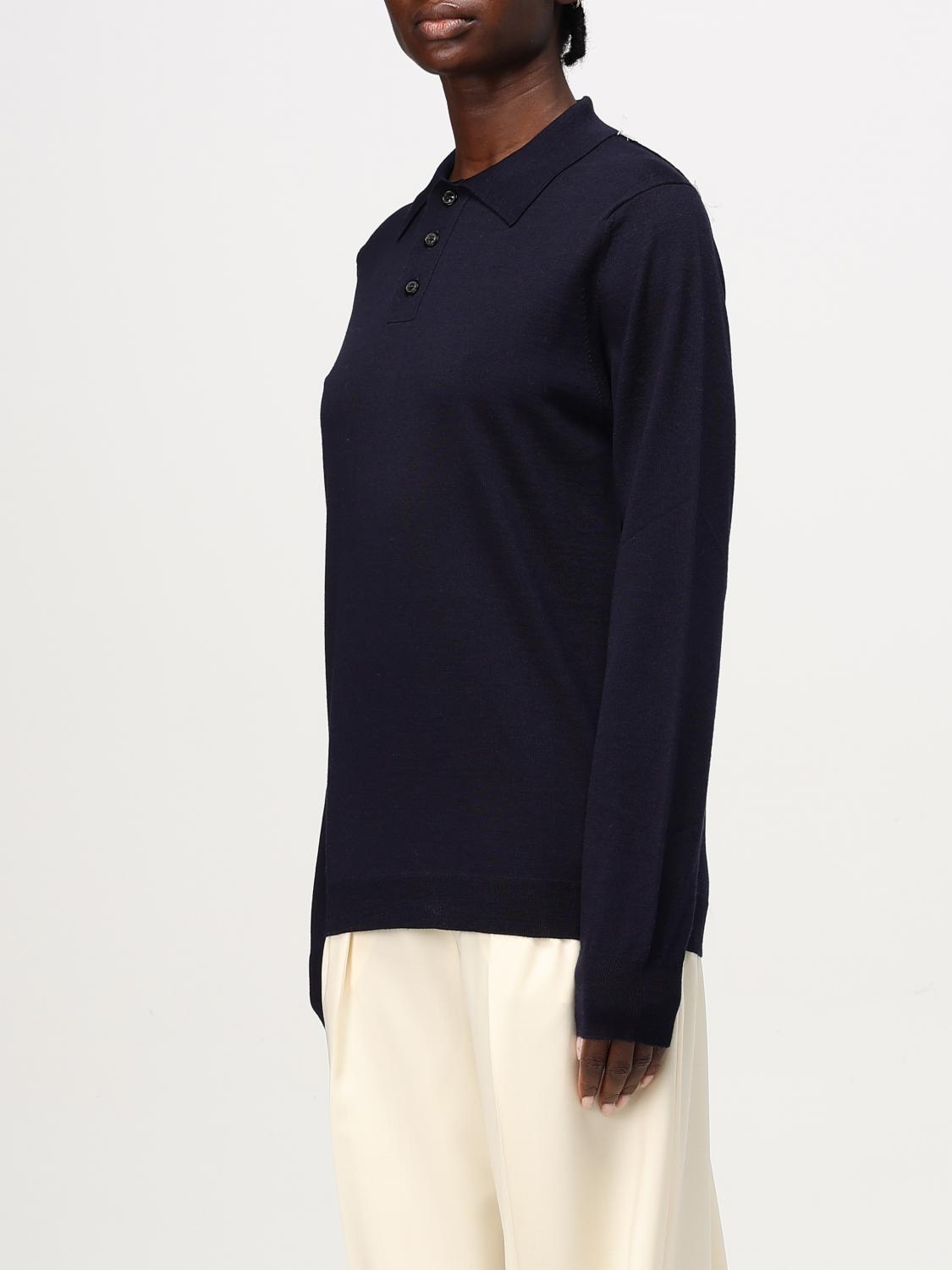 Maison Margiela Polo Shirt Woman Navy