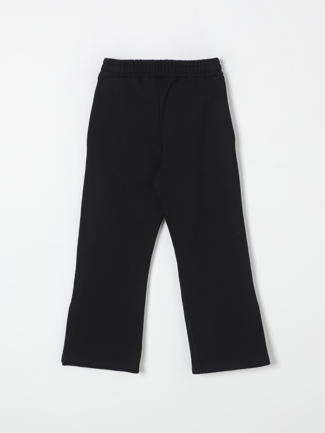 Off White Kids Pants Kids Black