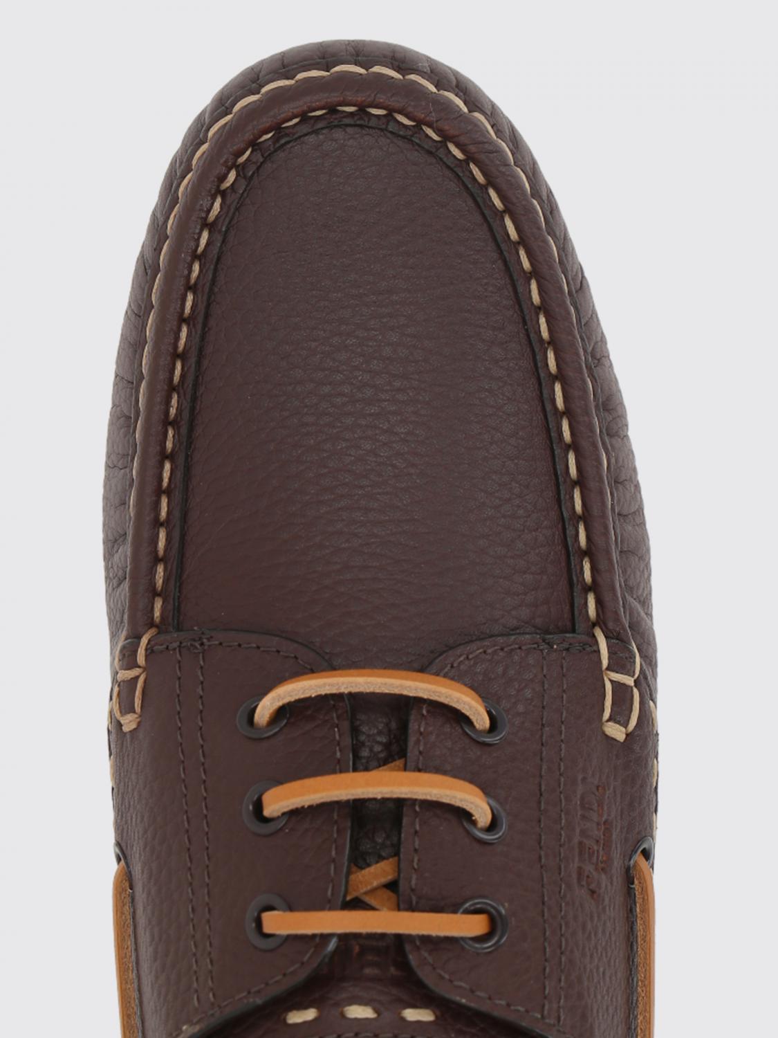 Fendi Brogue Shoes Men Brown