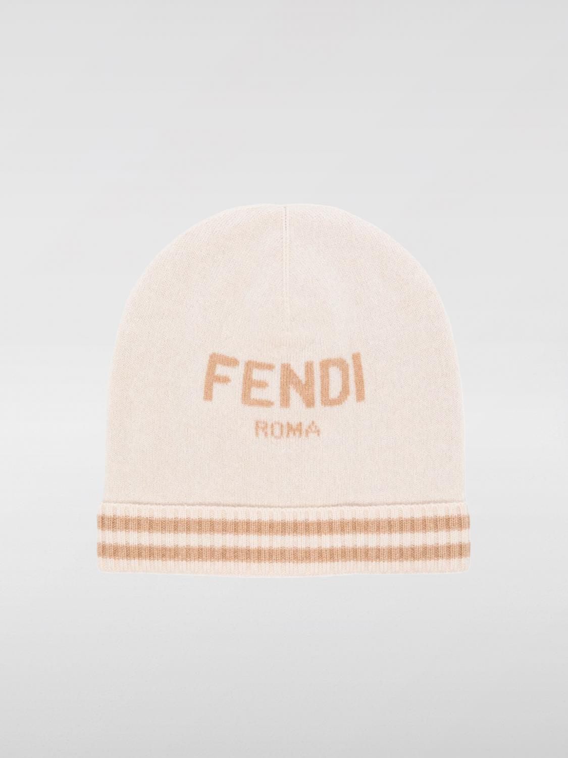 Fendi Hat Kids Beige