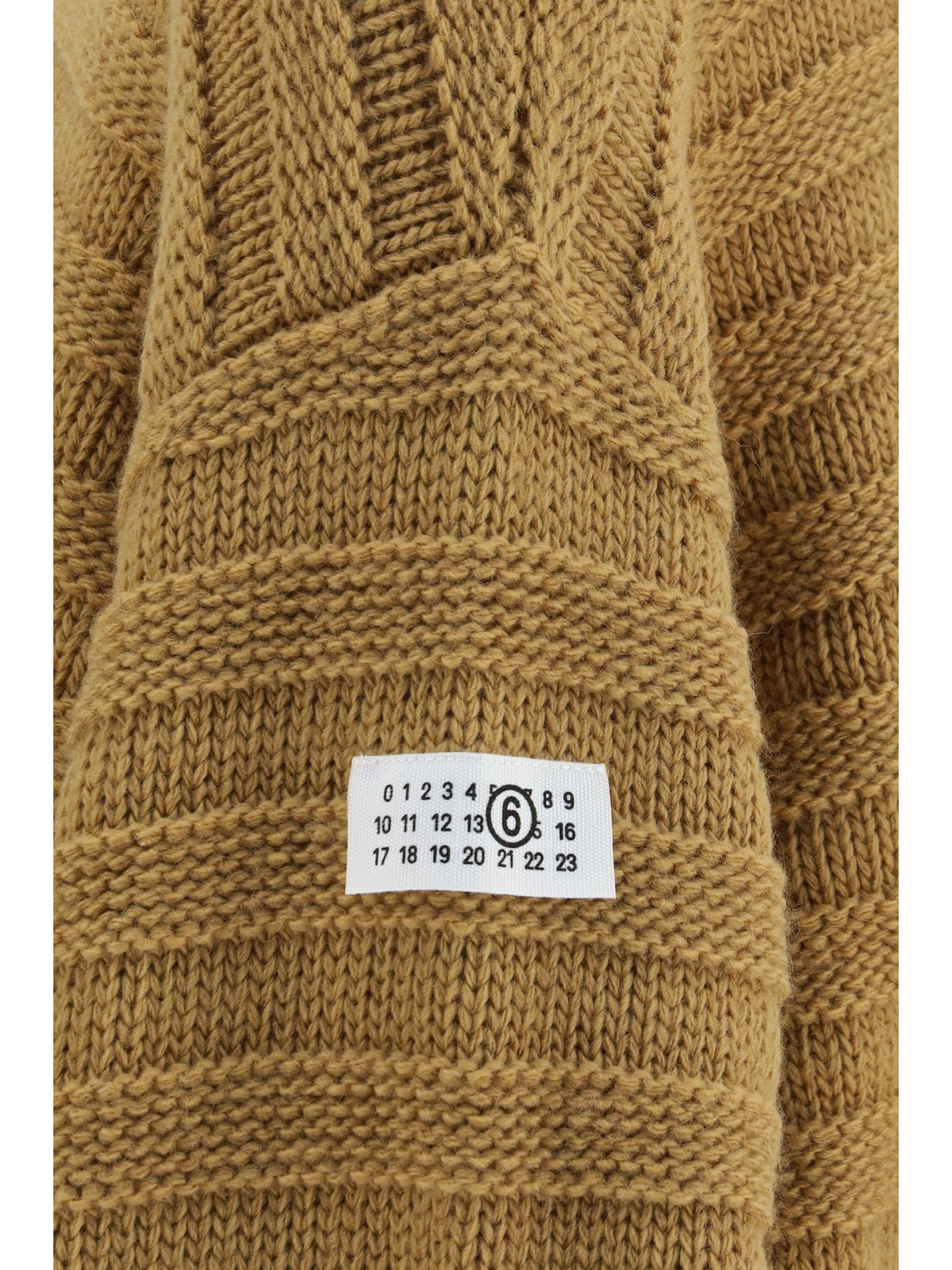 MM6 Maison Margiela Wool turtleneck Sweater - Beige