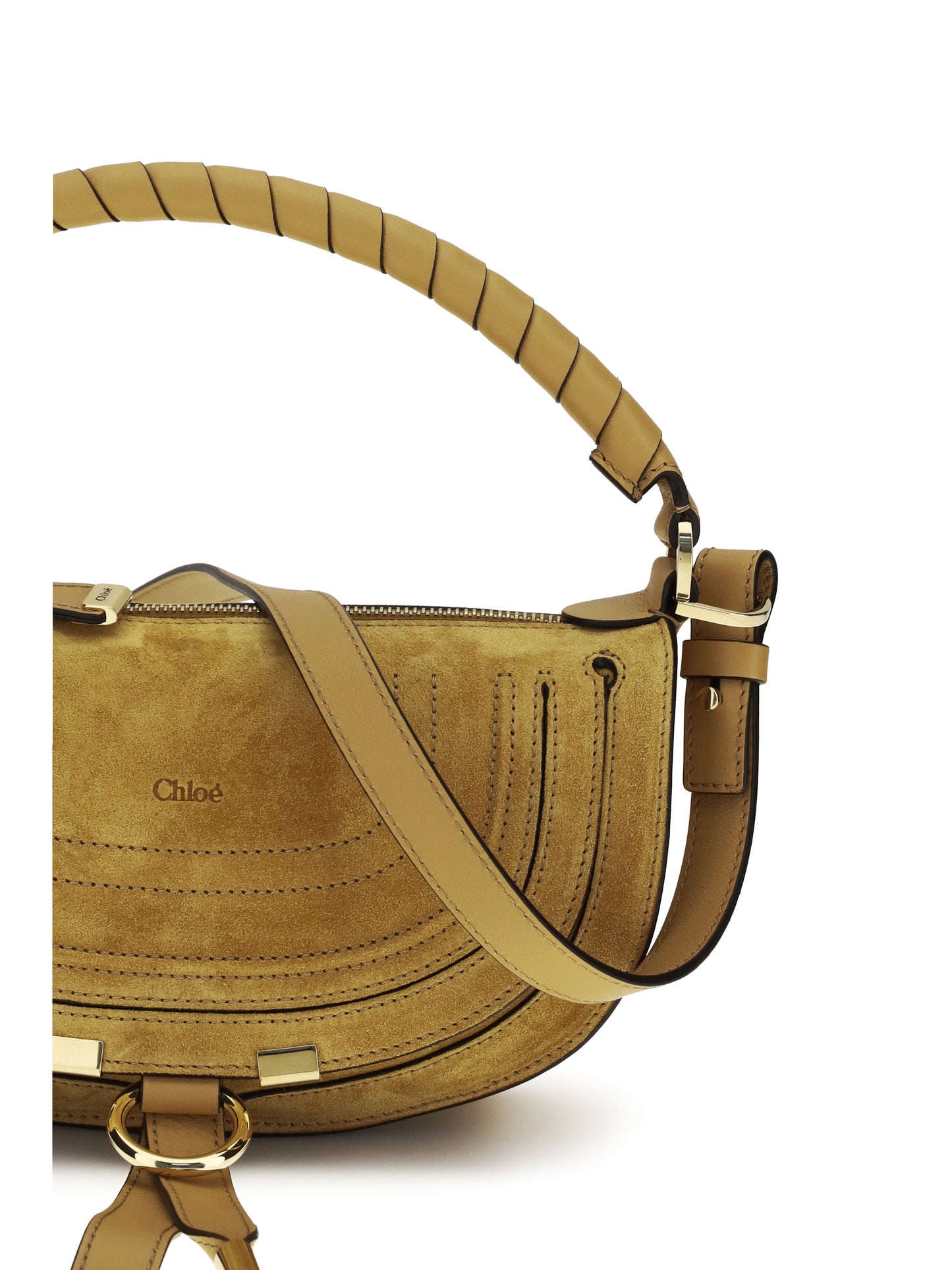 CHLOÉ Marcie suede mini Shoulder Bag