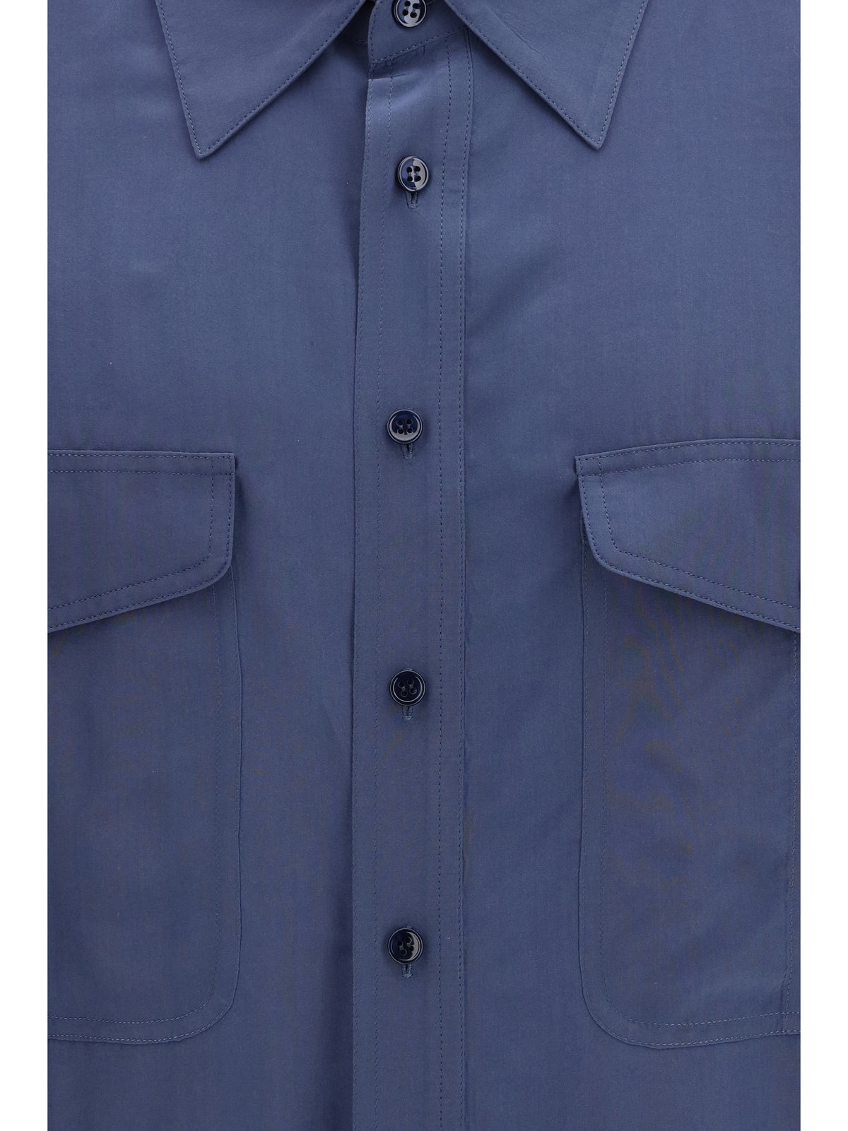 Saint Laurent Toile 4812 buttoned Shirt - Bluette