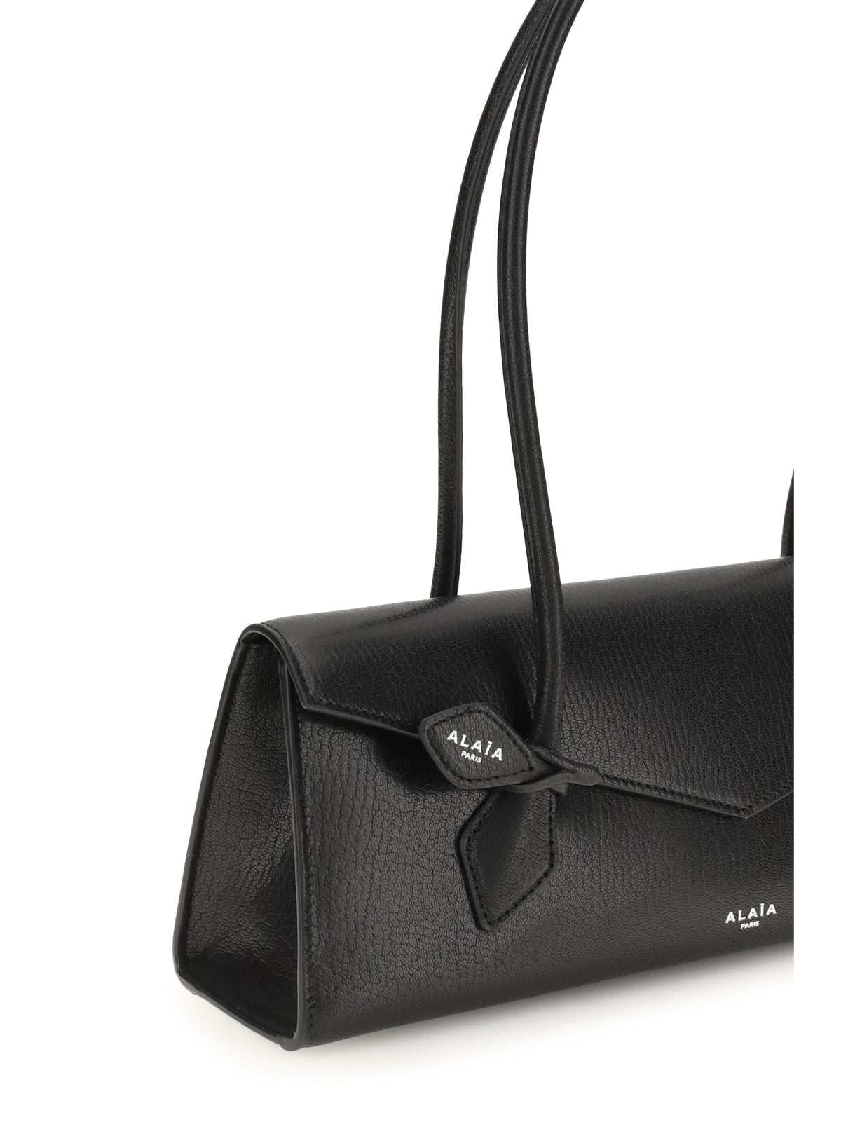 Alaïa Medium Le Teckel Flap Shoulder Bag - Noir